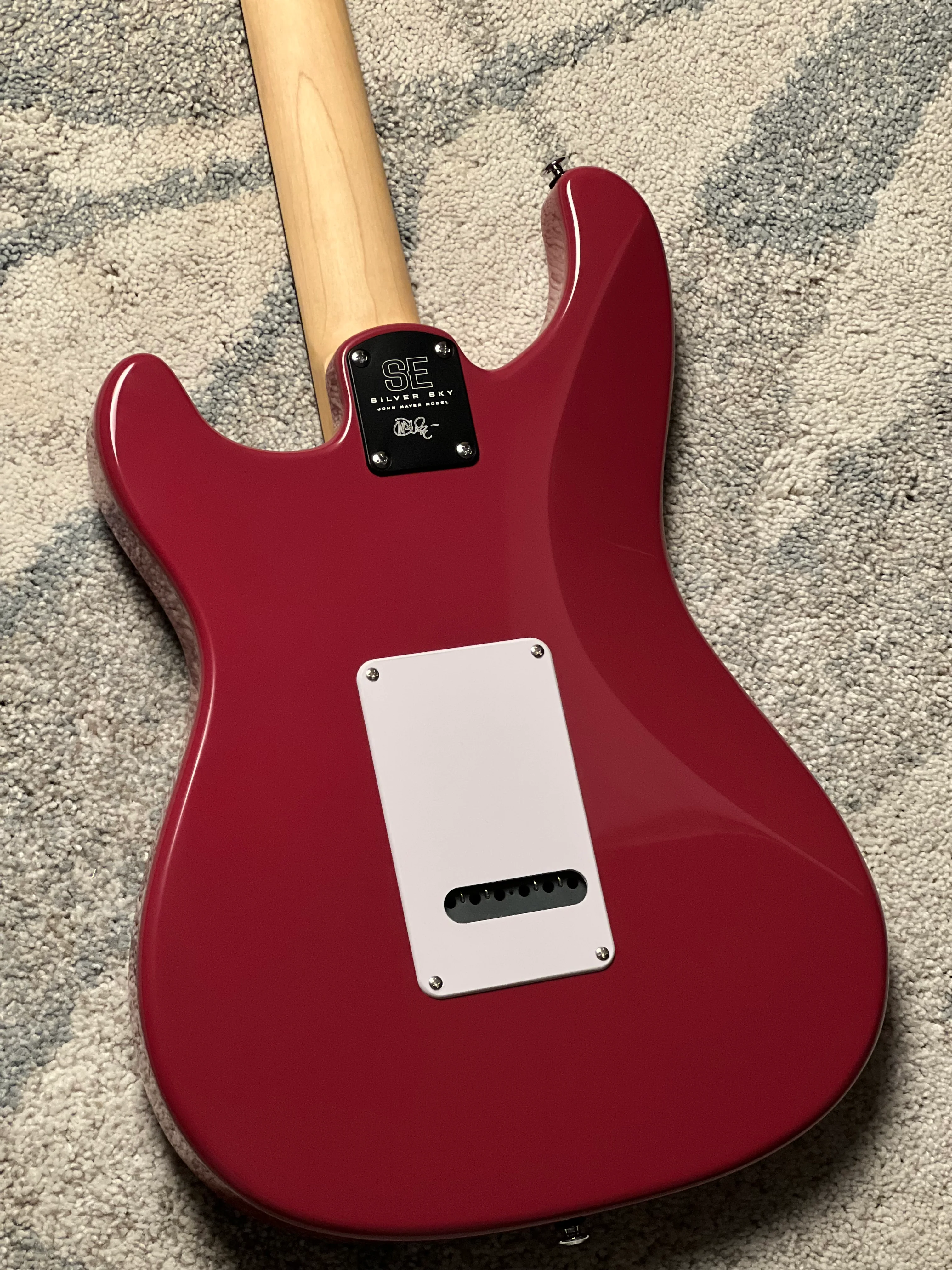 PRS SE John Mayer Silversky w/ Rosewood FB in Derby Red - Image 6