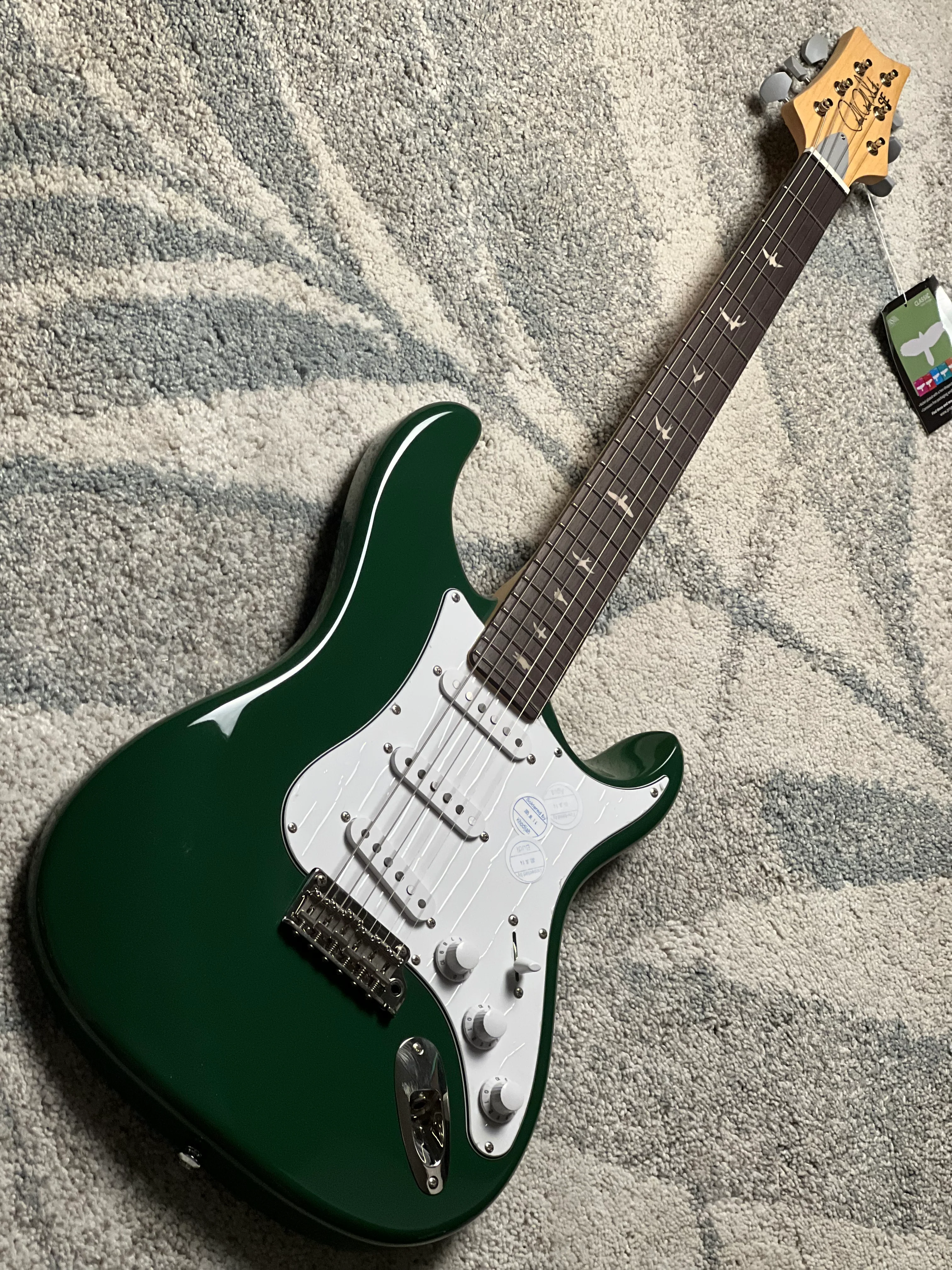 PRS SE John Mayer Silversky w/ Rosewood FB in Laurel Green - Image 3