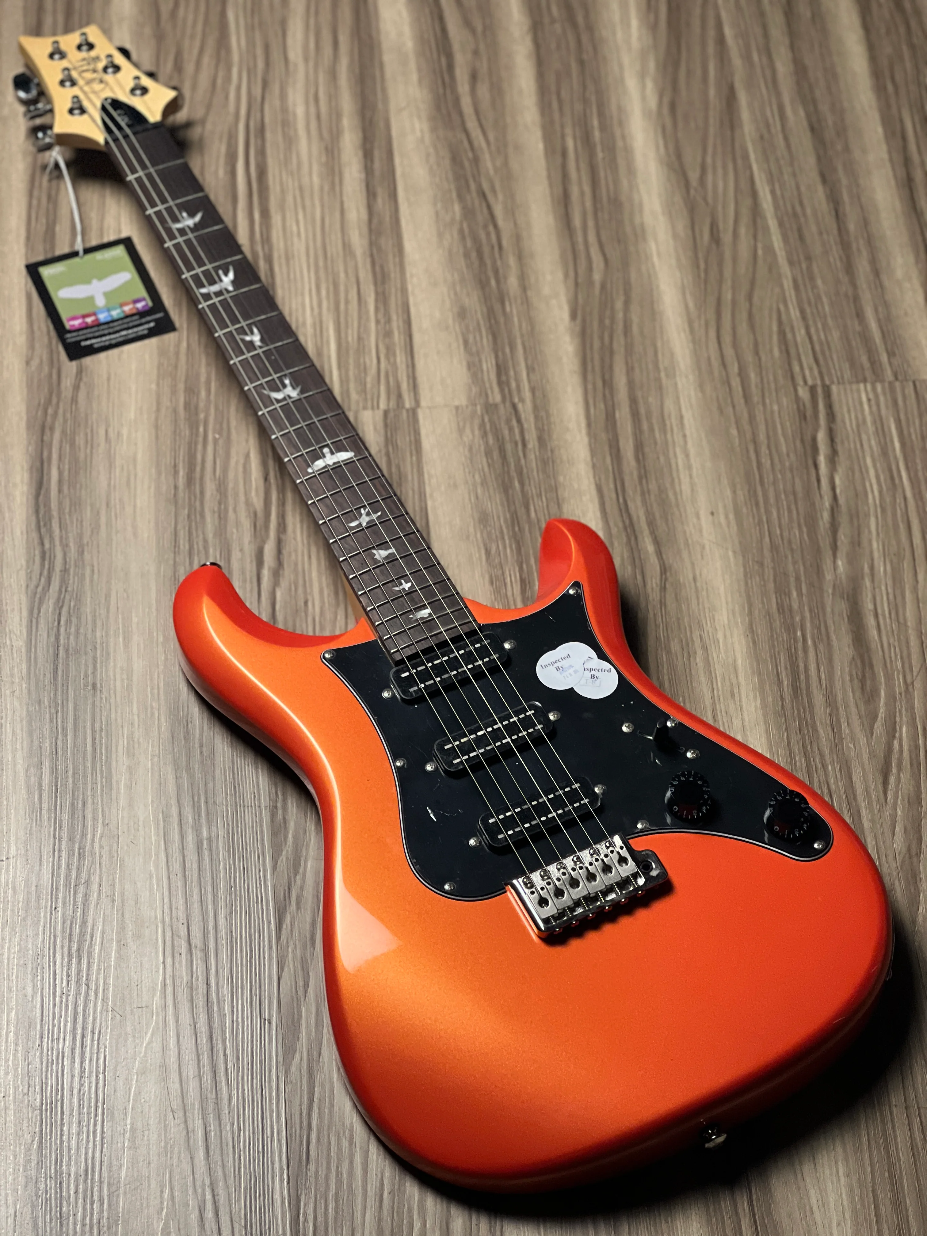 PRS SE NF3 With Rosewood Fingerboard In Metalic Orange - Image 2