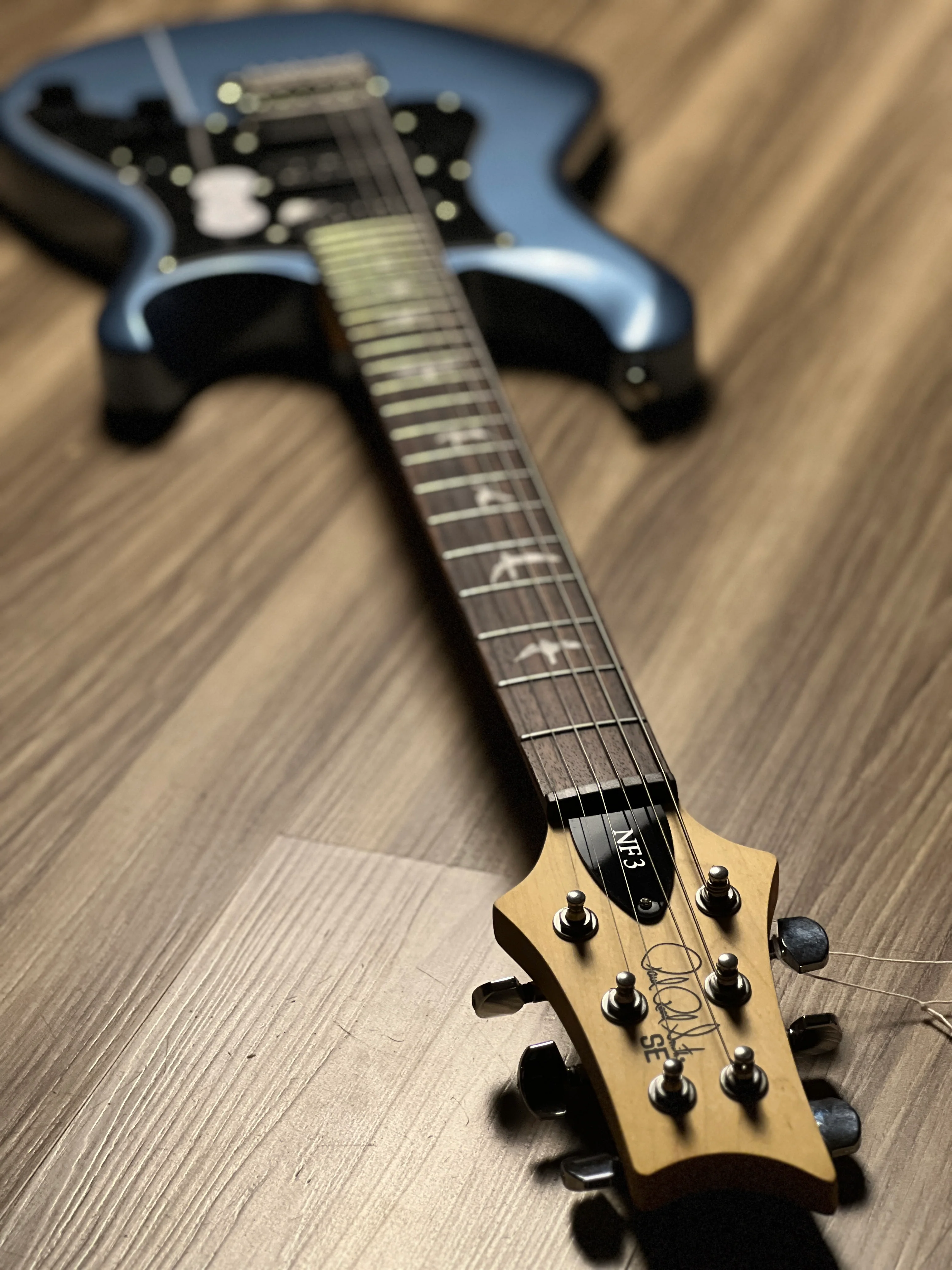 PRS SE NF3 With Rosewood Fingerboard In Metalic Ice Blue - Image 6