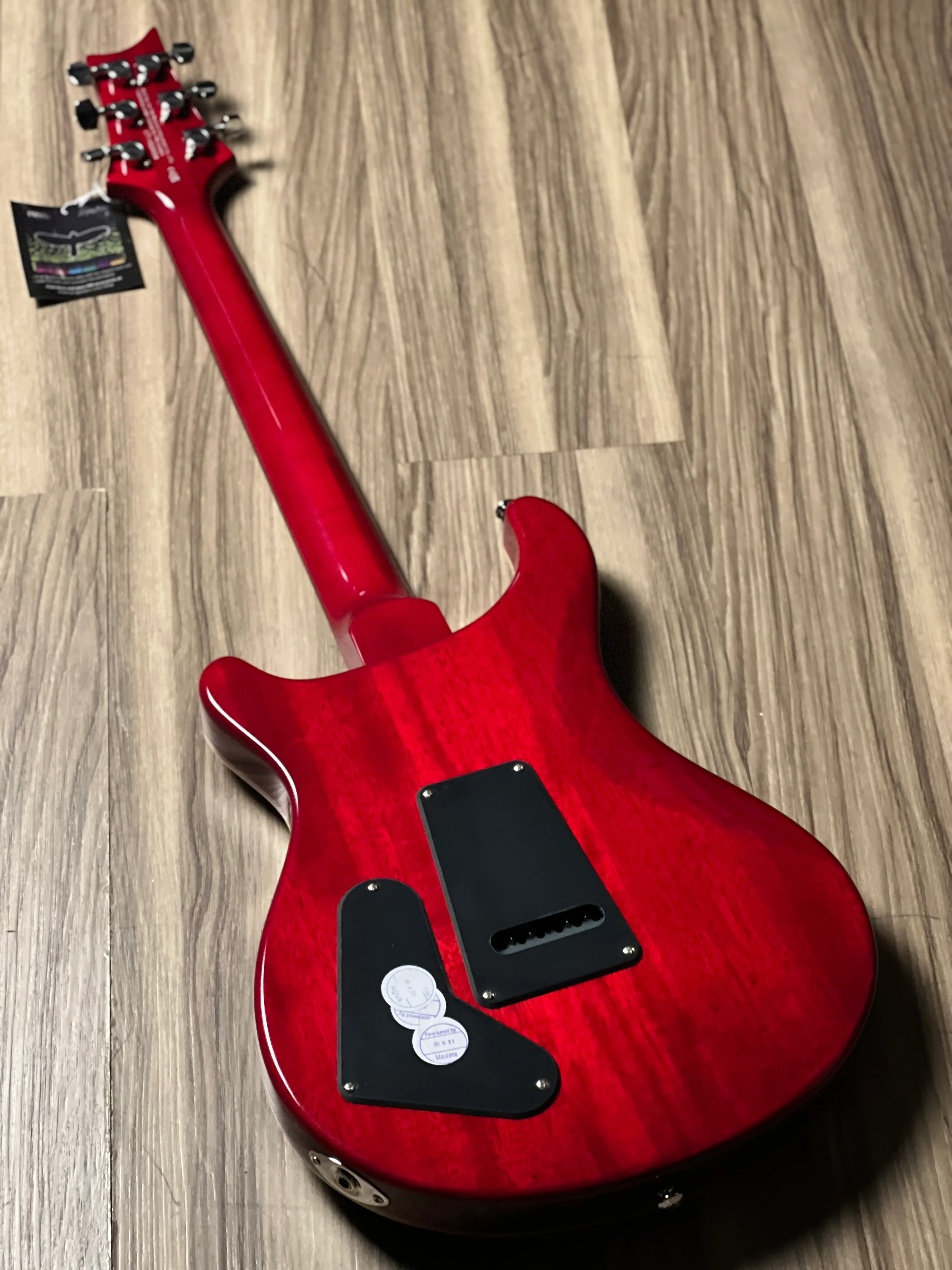 PRS SE Studio in Charcoal Cherry Burst - Image 5