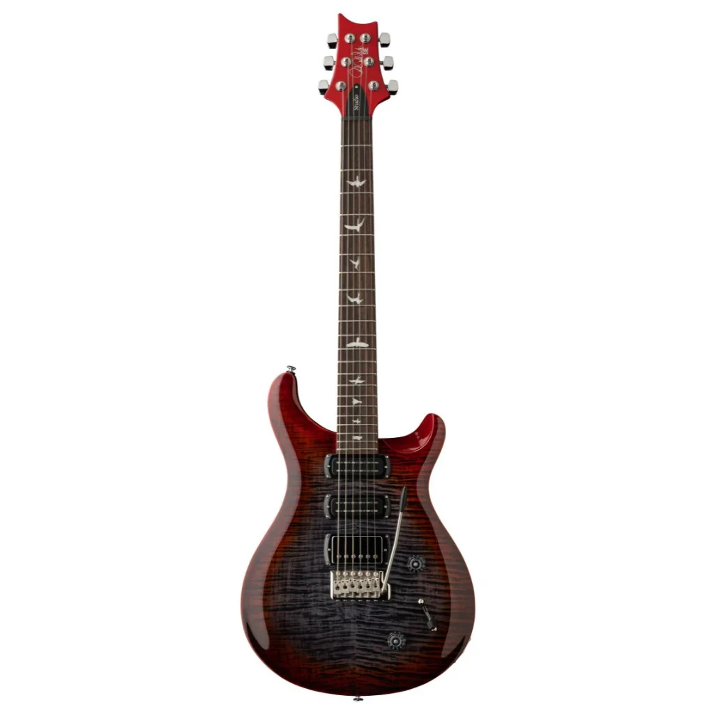 PRS SE Studio in Charcoal Cherry Burst - Image 7