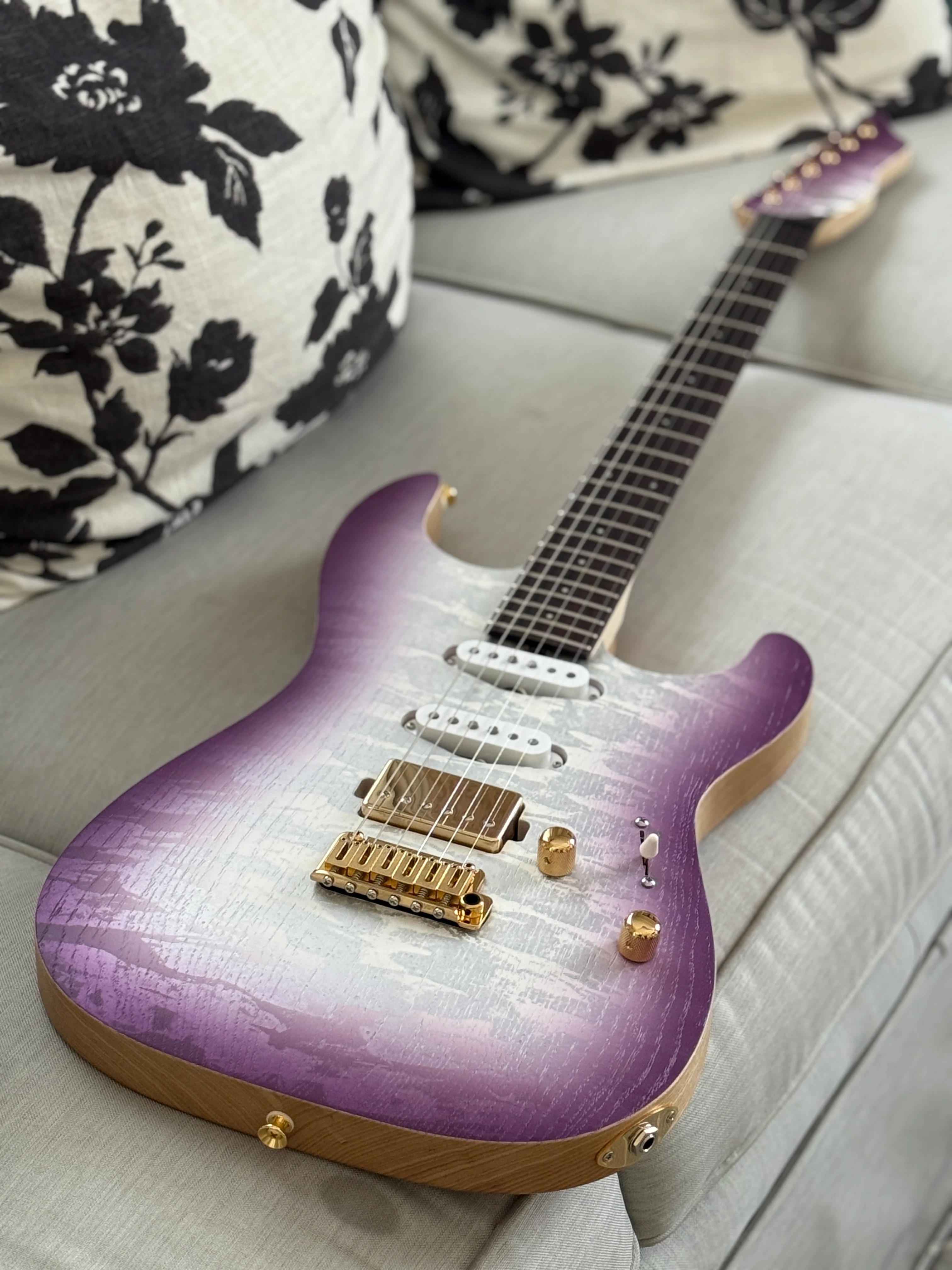 Saito S-622 SSH with Rosewood and Gold Hardware in Kunzite 253031 - Image 2