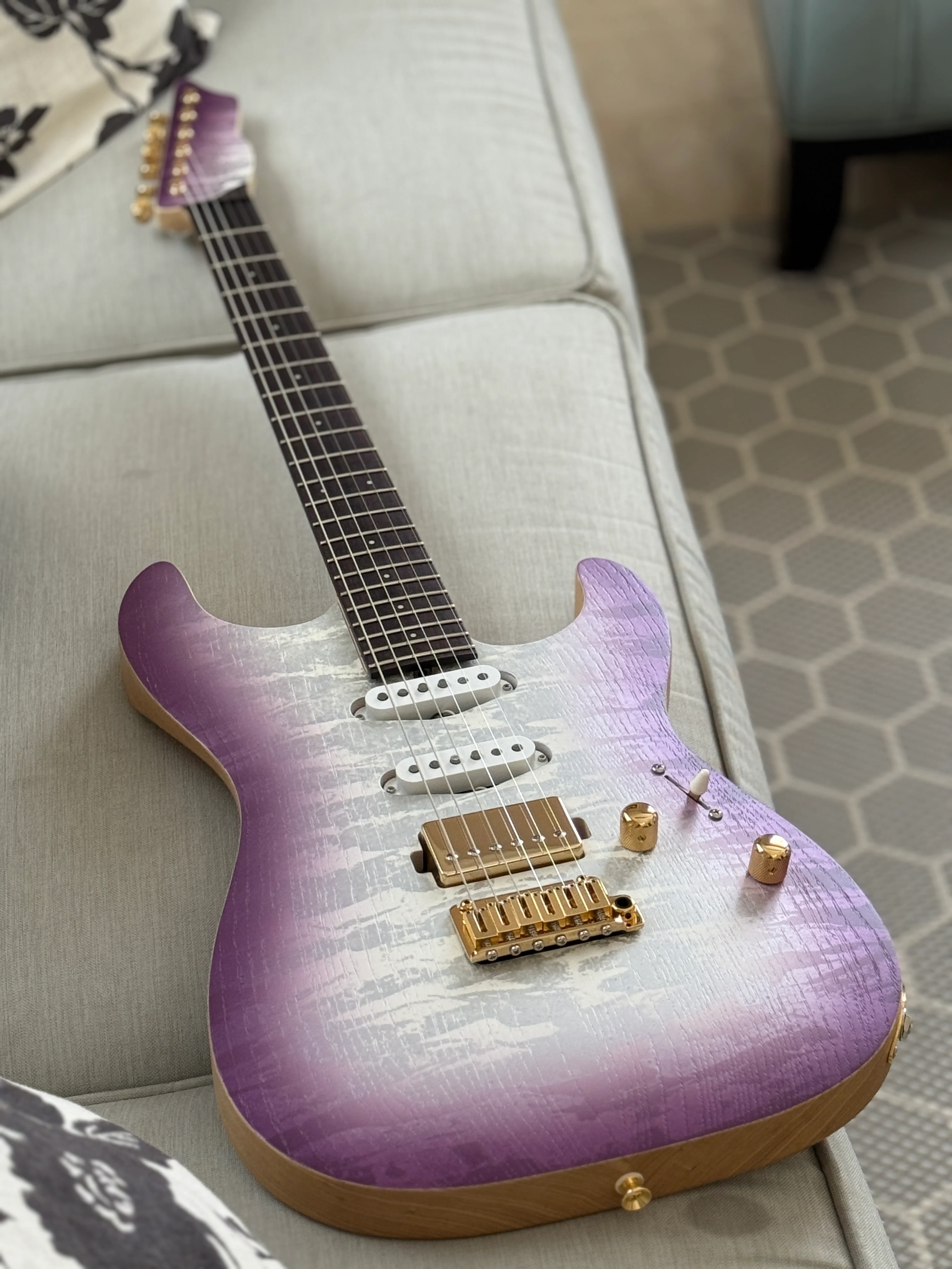 Saito S-622 SSH with Rosewood and Gold Hardware in Kunzite 253031 - Image 33