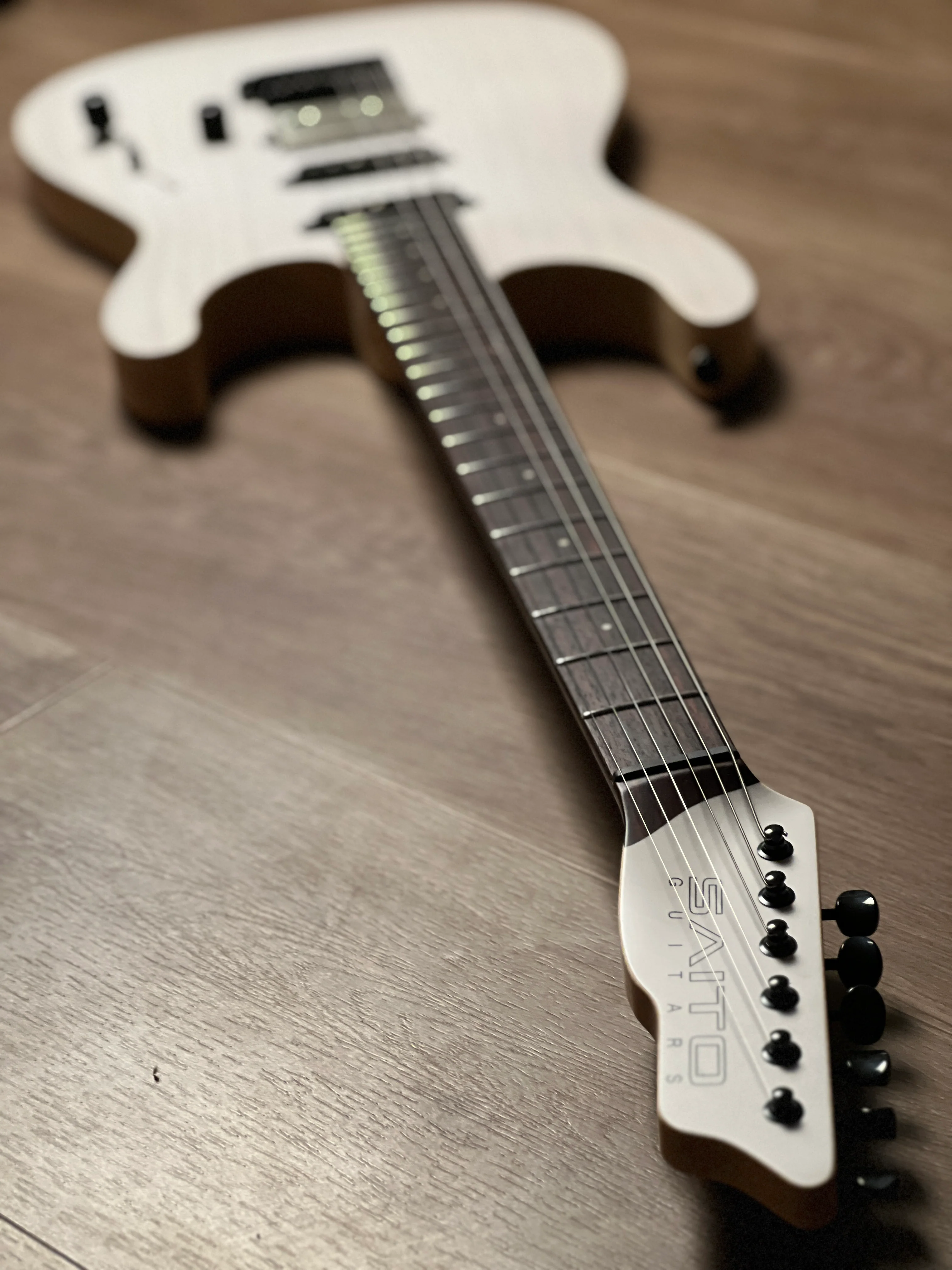 Saito S-622 SSH with Rosewood in Trans White 242853 - Image 7