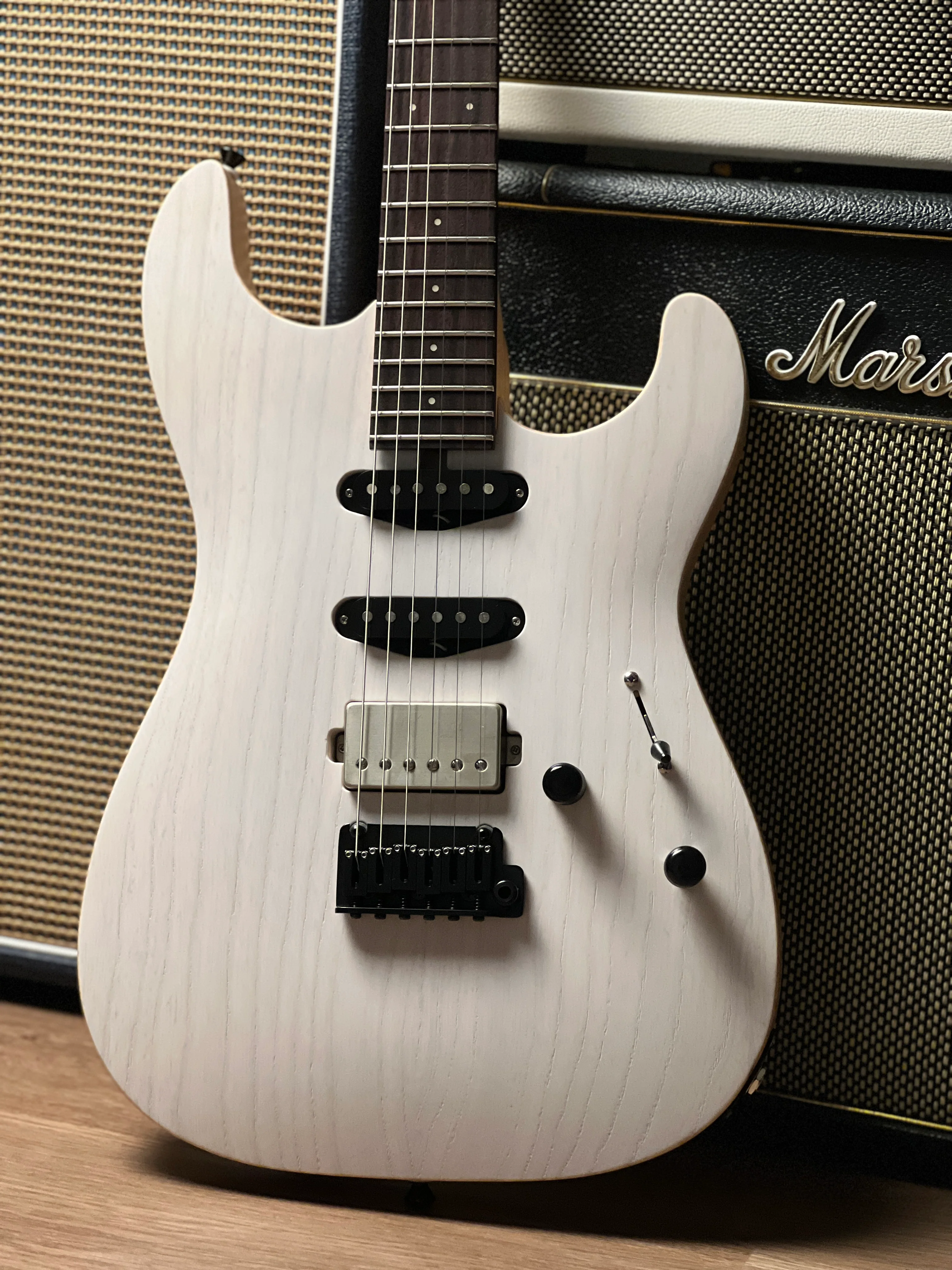 Saito S-622 SSH with Rosewood in Trans White 242853 - Image 8