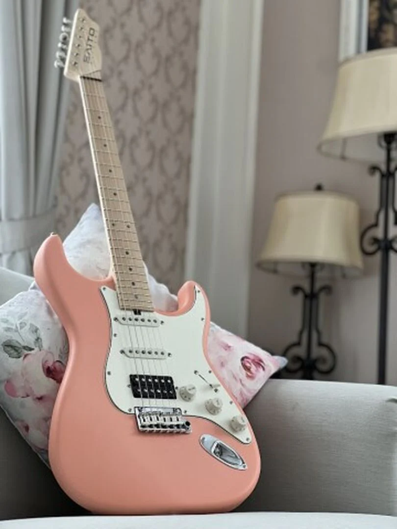 Saito S-622CS SSH with Hard Maple in Shell Pink 232415 - Image 4