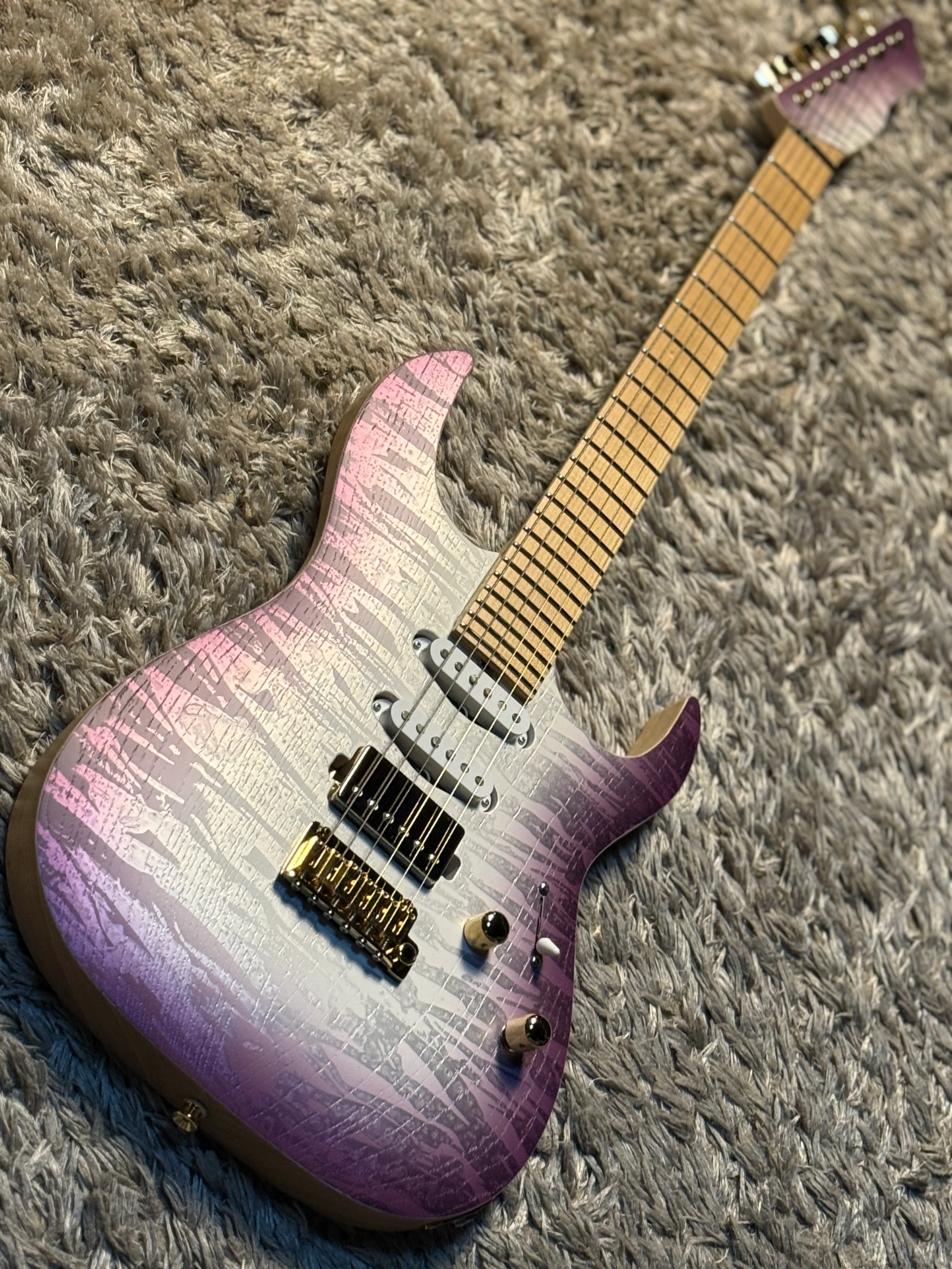 Saito S-624 SSH with Hard Maple and Gold Hardware in Kunzite 253030 - Image 3