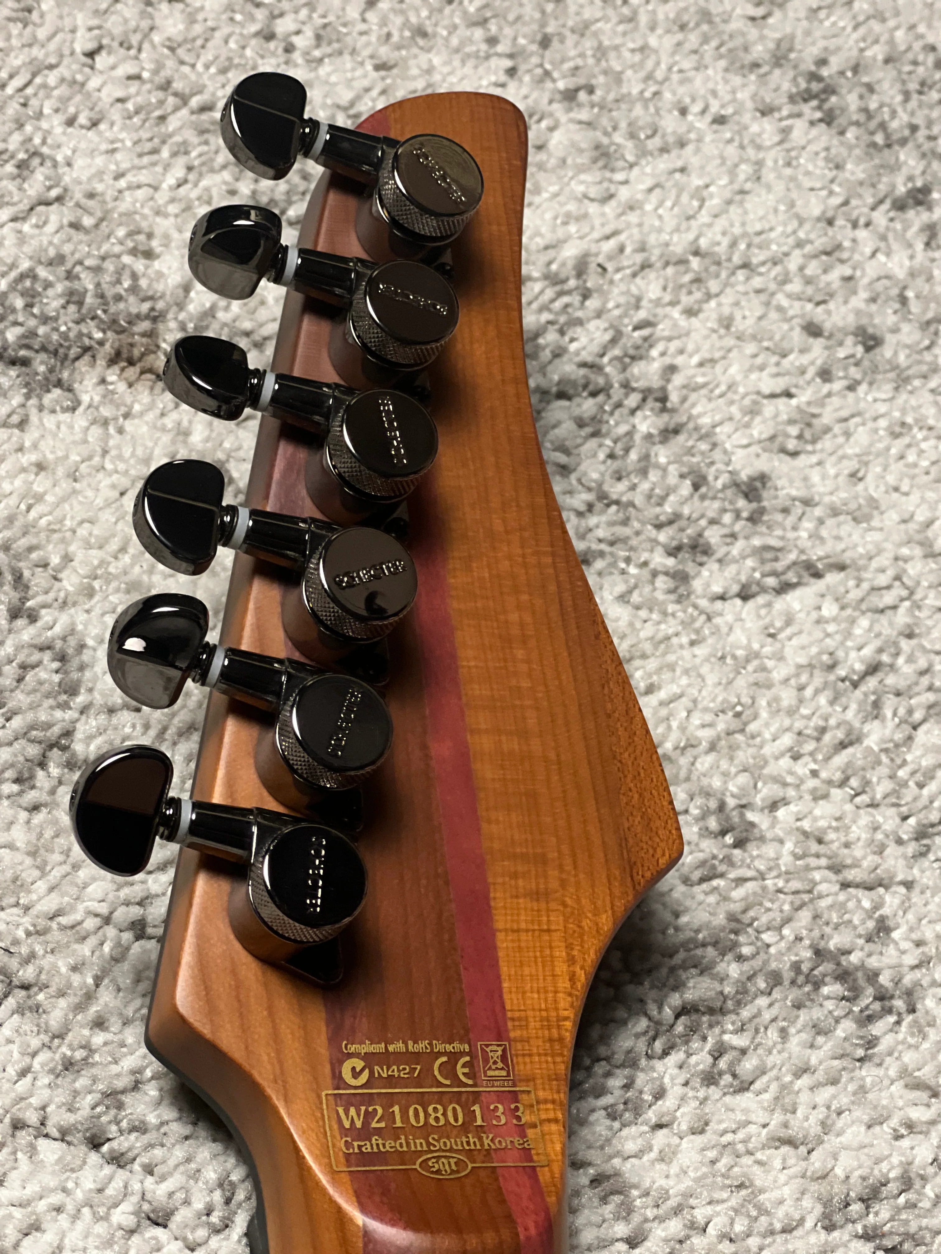 Schecter Banshee Mach-6 in Fallout Burst W21080133 - Image 7