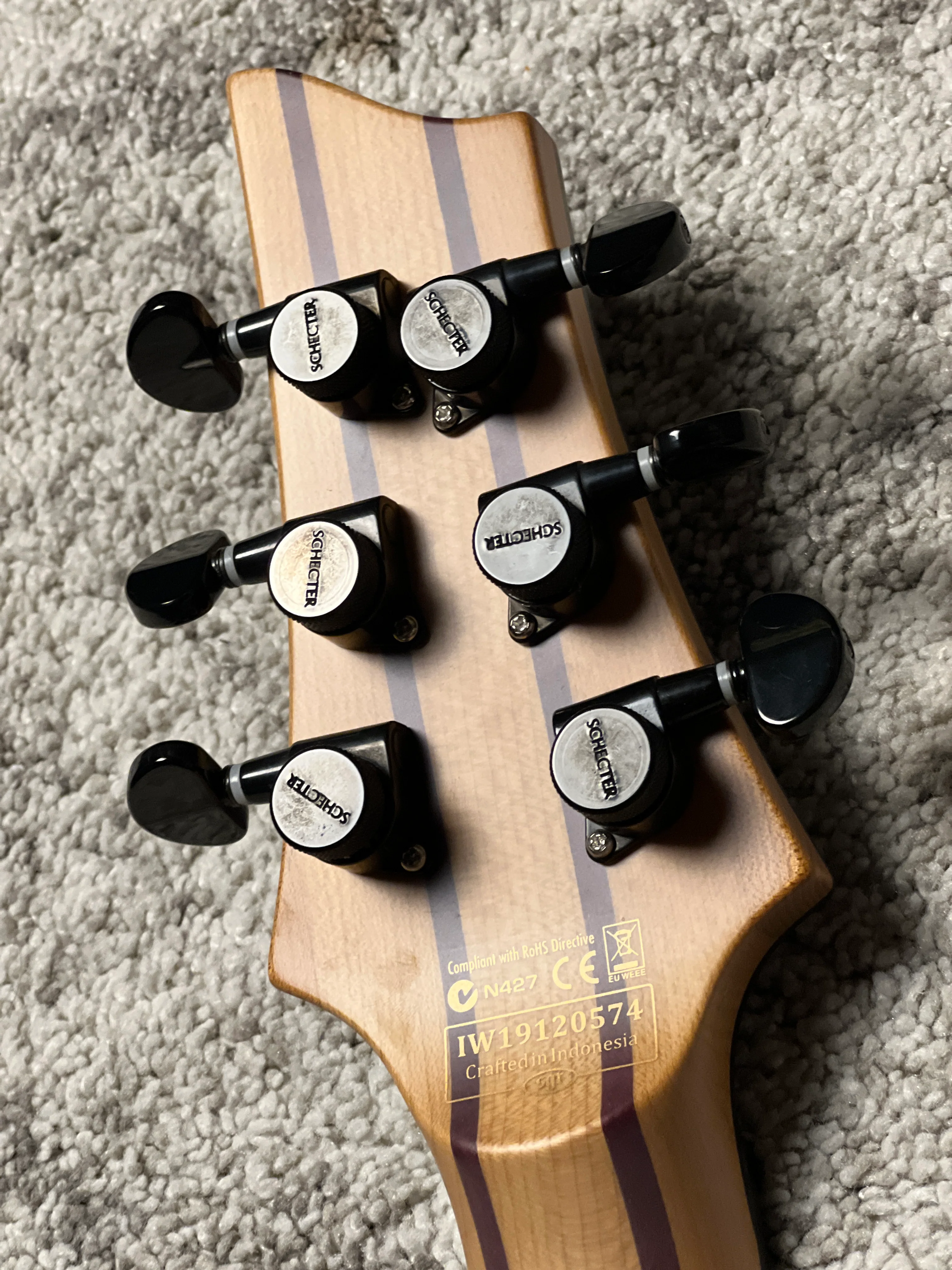 Schecter C-1 Exotic - Natural Satin IW19120574 - Image 7
