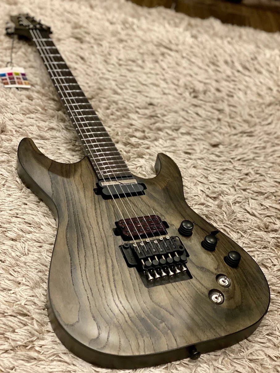 Schecter C-1 FR S Apocalypse with Floyd Rose and Sustainiac in Rust Grey