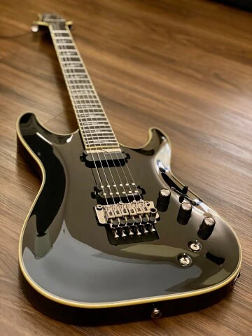 Schecter C-1 FR-S Blackjack in Black Gloss - Image 2