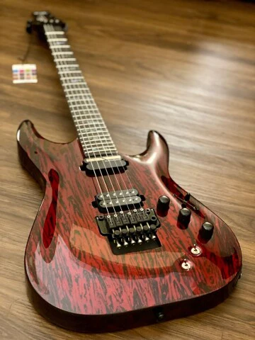 Schecter C-1 FR-S Silver Mountain - Blood Moon - Image 4