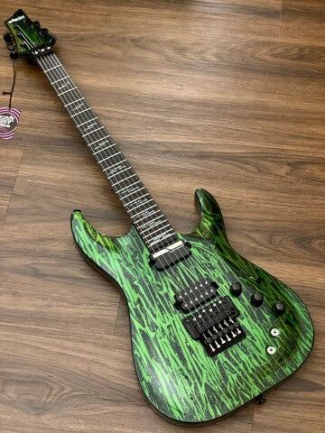 Schecter C-1 FR-S Silver Mountain in Toxic Venom - Image 3