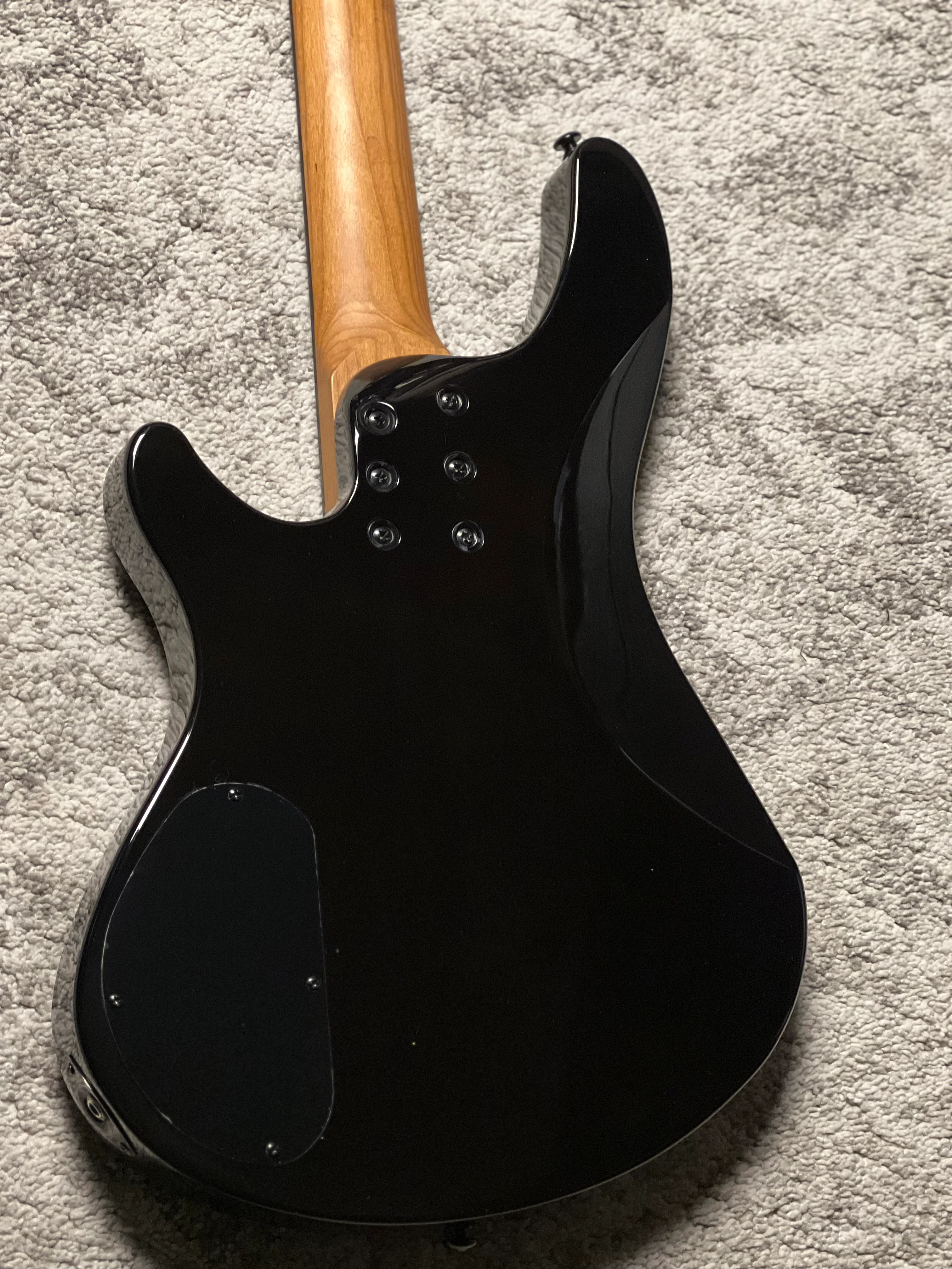 Schecter C-4 Standard Electric Bass in Tobacco Burl - Image 6