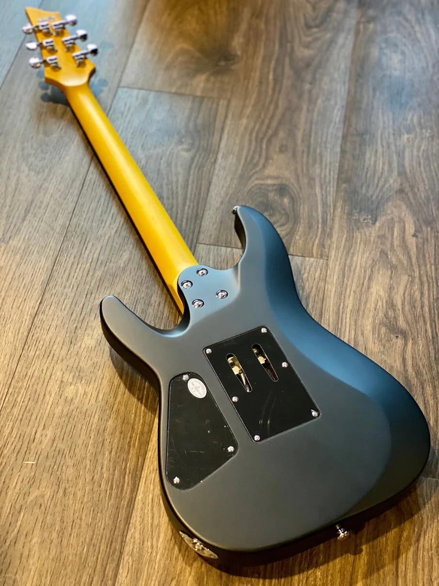 Schecter C-6 Deluxe FR in Satin Black - Image 2