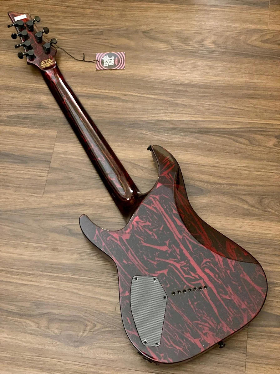 Schecter C-7 MS Silver Mountain in Blood Moon - Image 6