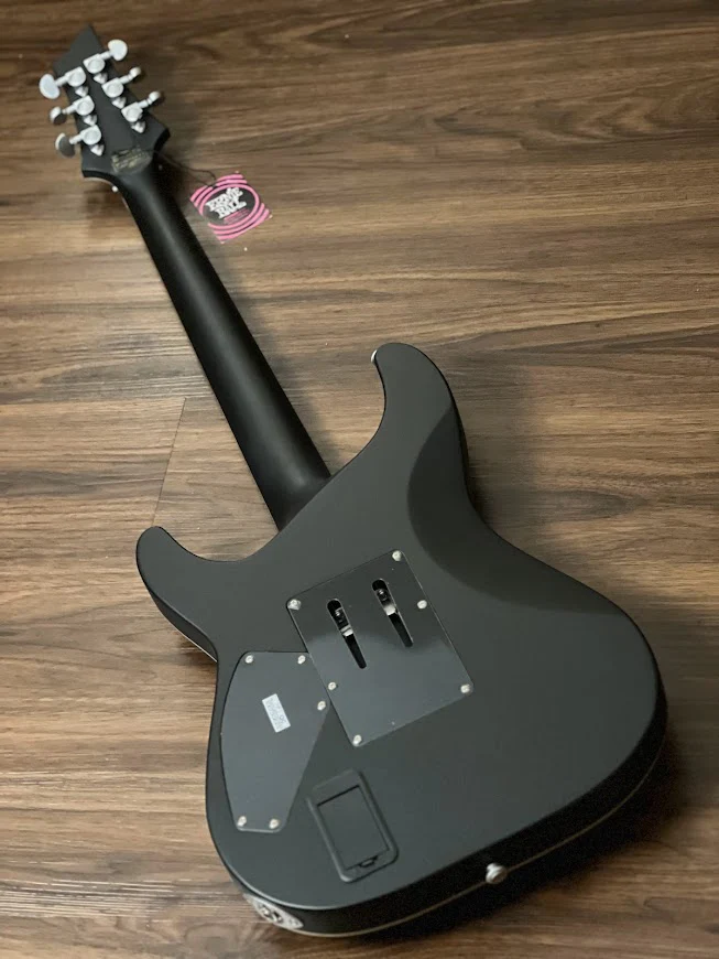 Schecter Damien Platinum 6 FR SBK - Satin Black - Image 4