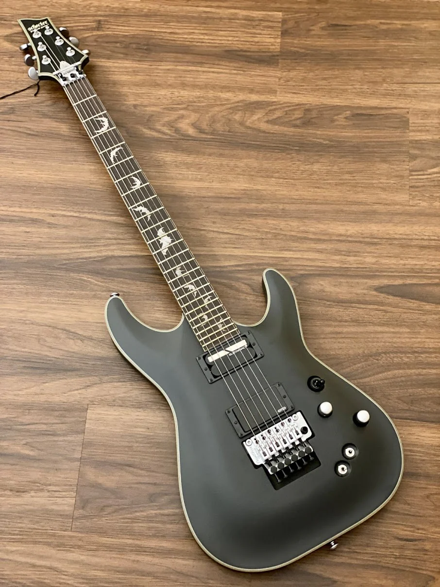 Schecter Damien Platinum 6 FR Sustainiac Stealth Black - Image 3