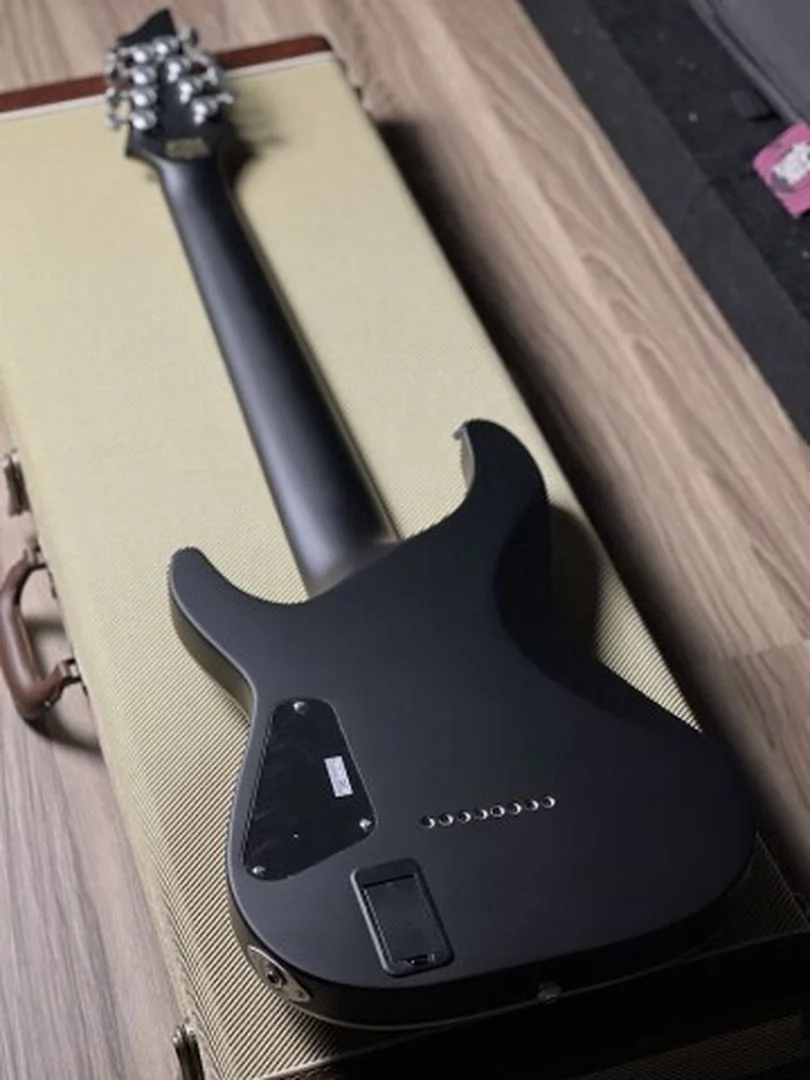 Schecter Damien Platinum 8 SBK in Satin Black - Image 4
