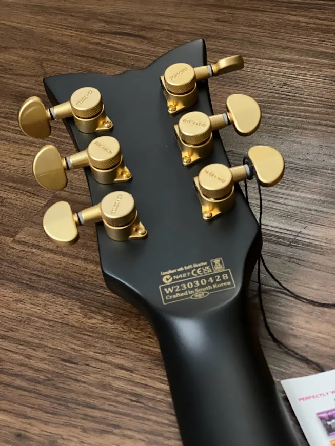 Schecter Dan Donegan Ultra SBK - Satin Black - Image 4