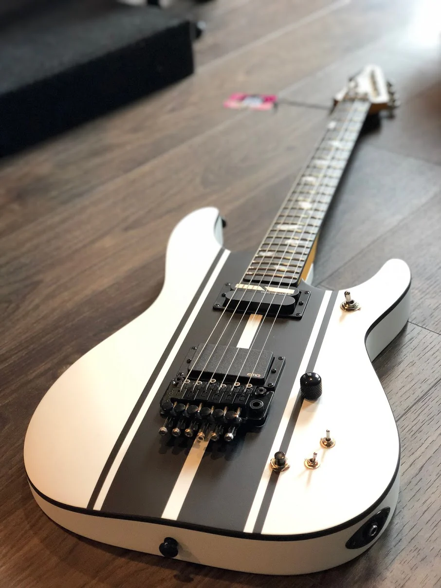 Schecter DJ Ashba Signature Satin White - Image 2