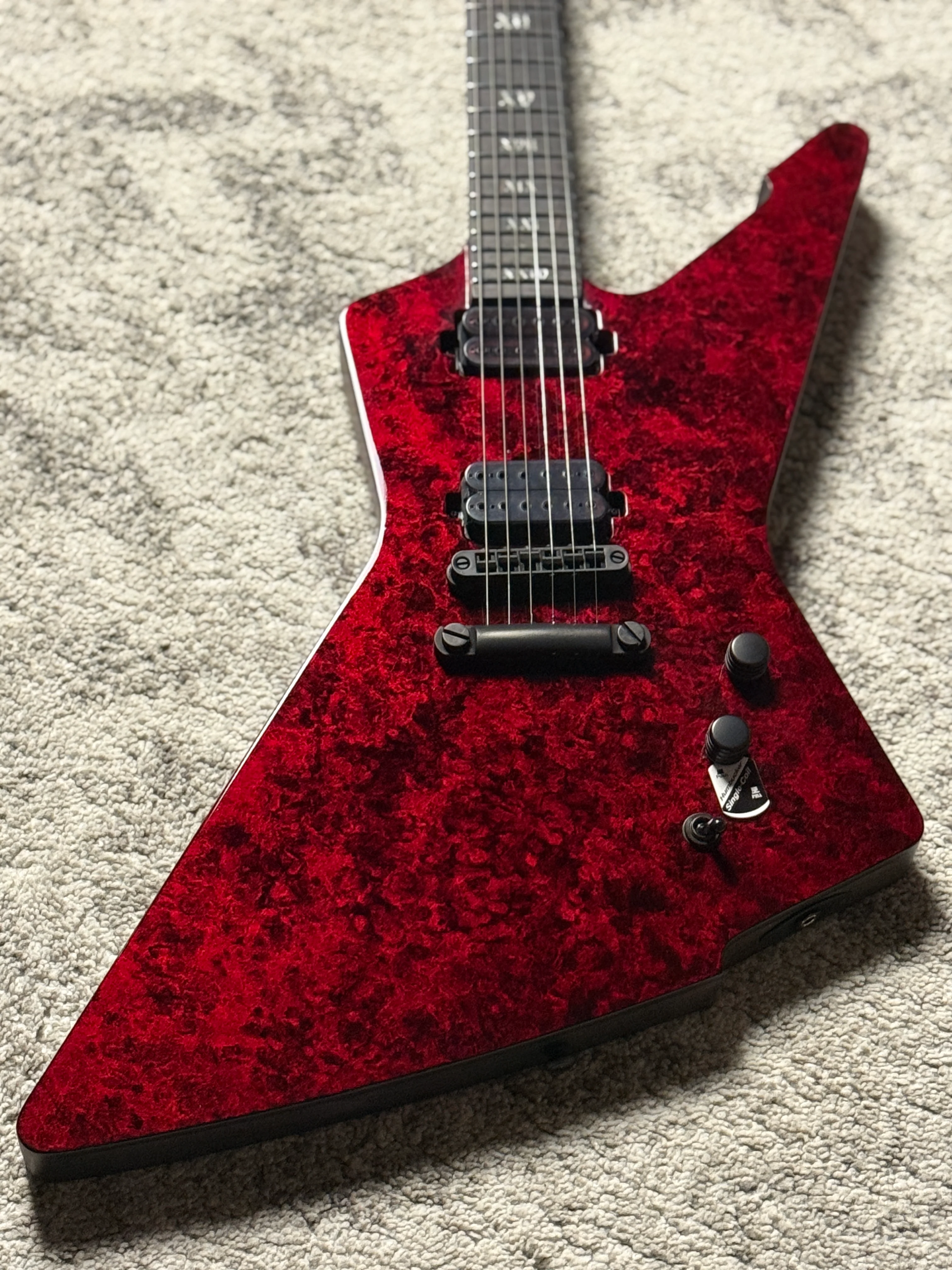 Schecter E-1 Apocalypse RR - Red Reign W23030433 - Image 3