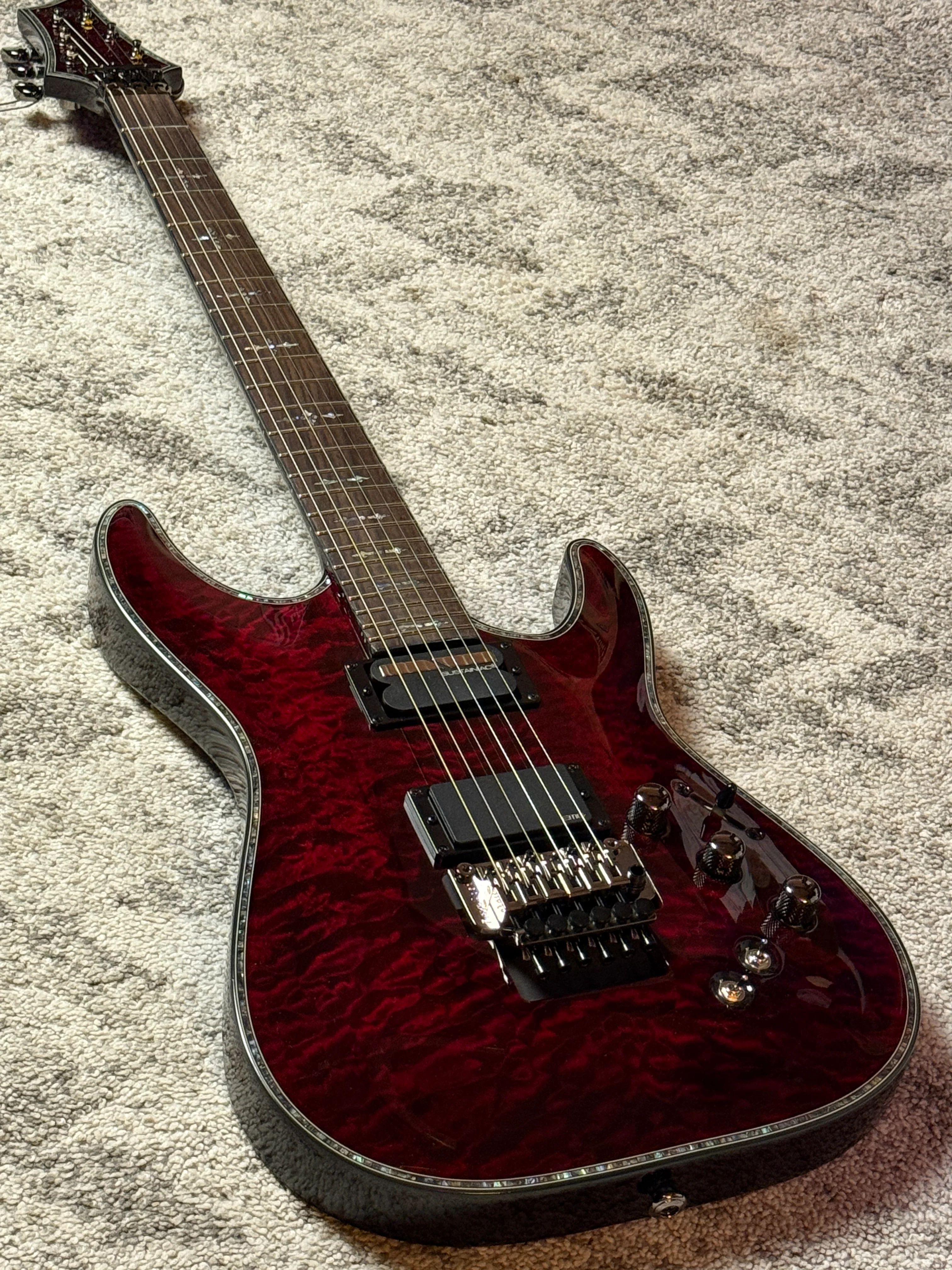 Schecter Hellraiser C-1 FR S BCH in Black Cherry - Image 2