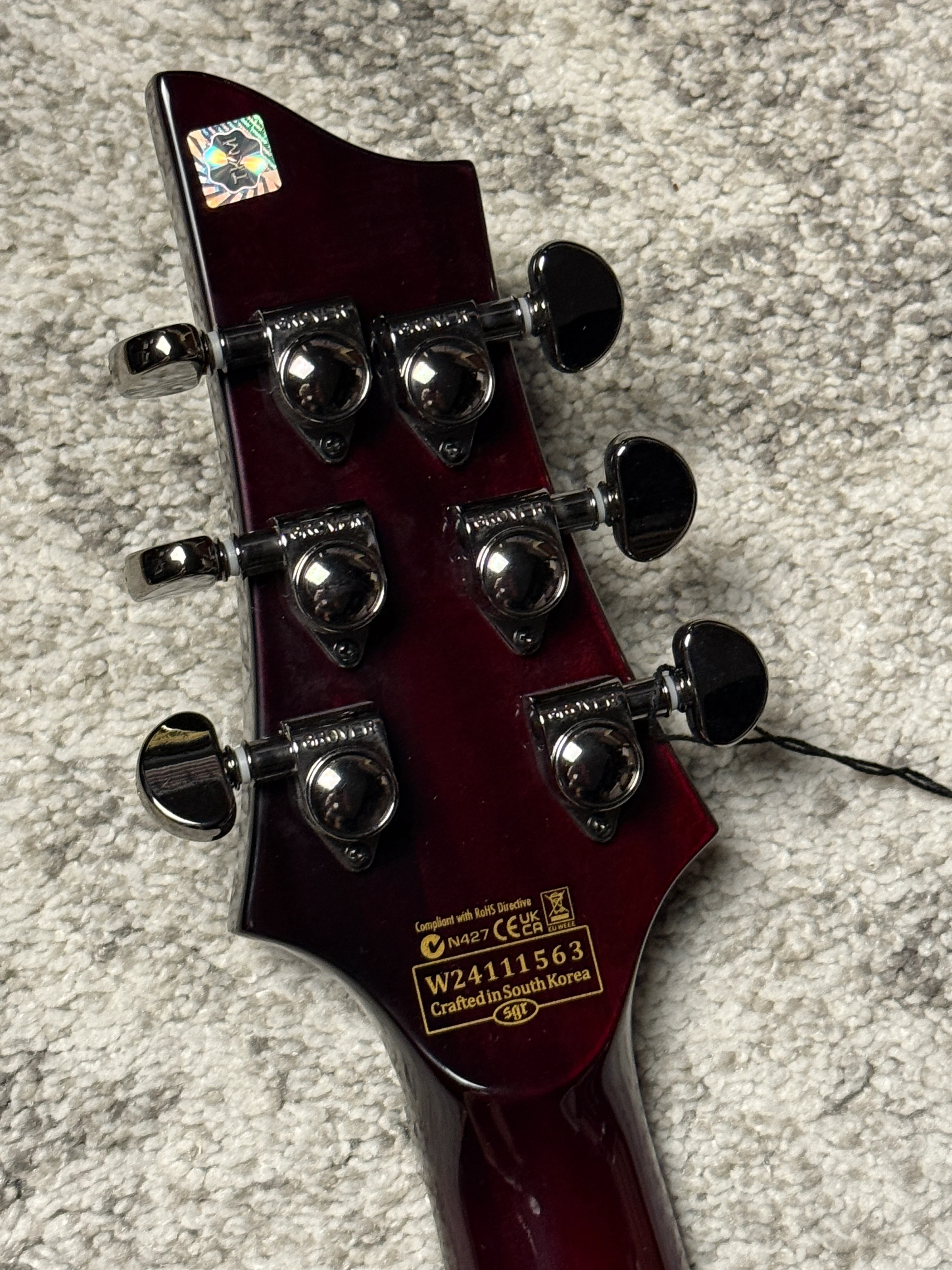 Schecter Hellraiser C-1 FR S BCH in Black Cherry - Image 8