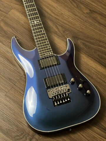 Schecter Hellraiser Hybrid C-1 FR UV in Ultra Violet - Image 3
