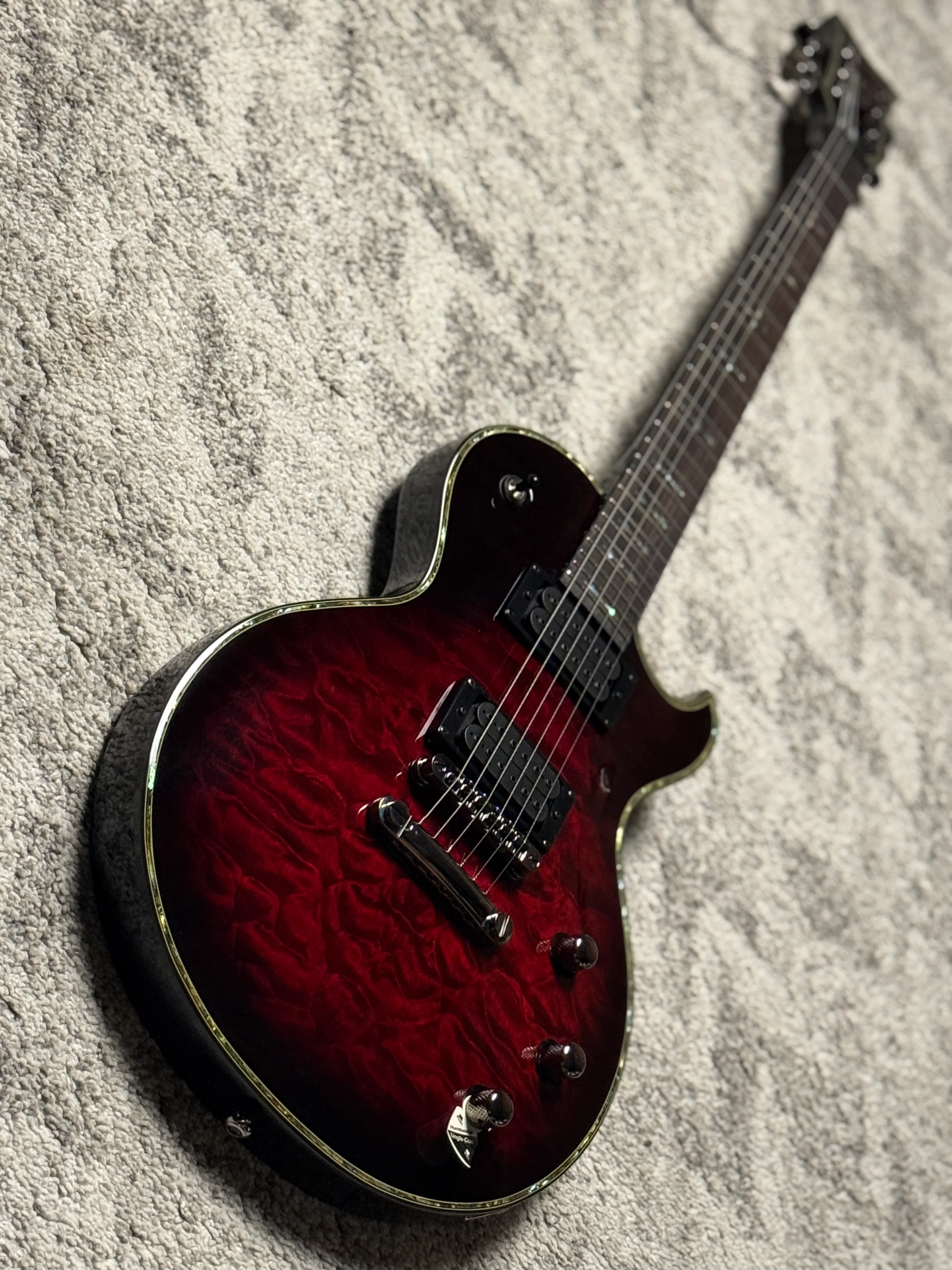 Schecter Hellraiser Solo-II Passive in Black Cherry W19040015 - Image 4