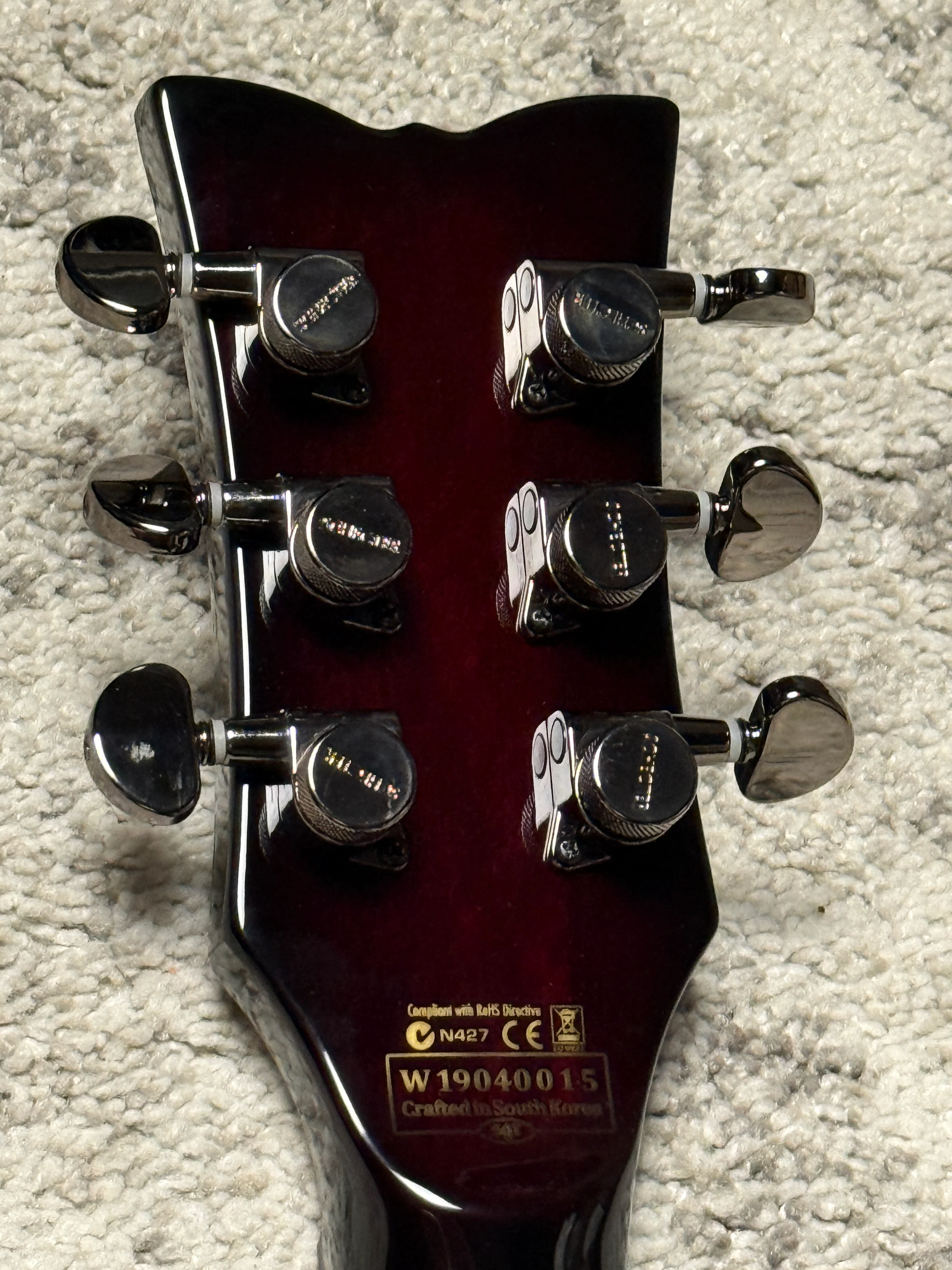 Schecter Hellraiser Solo-II Passive in Black Cherry W19040015 - Image 7