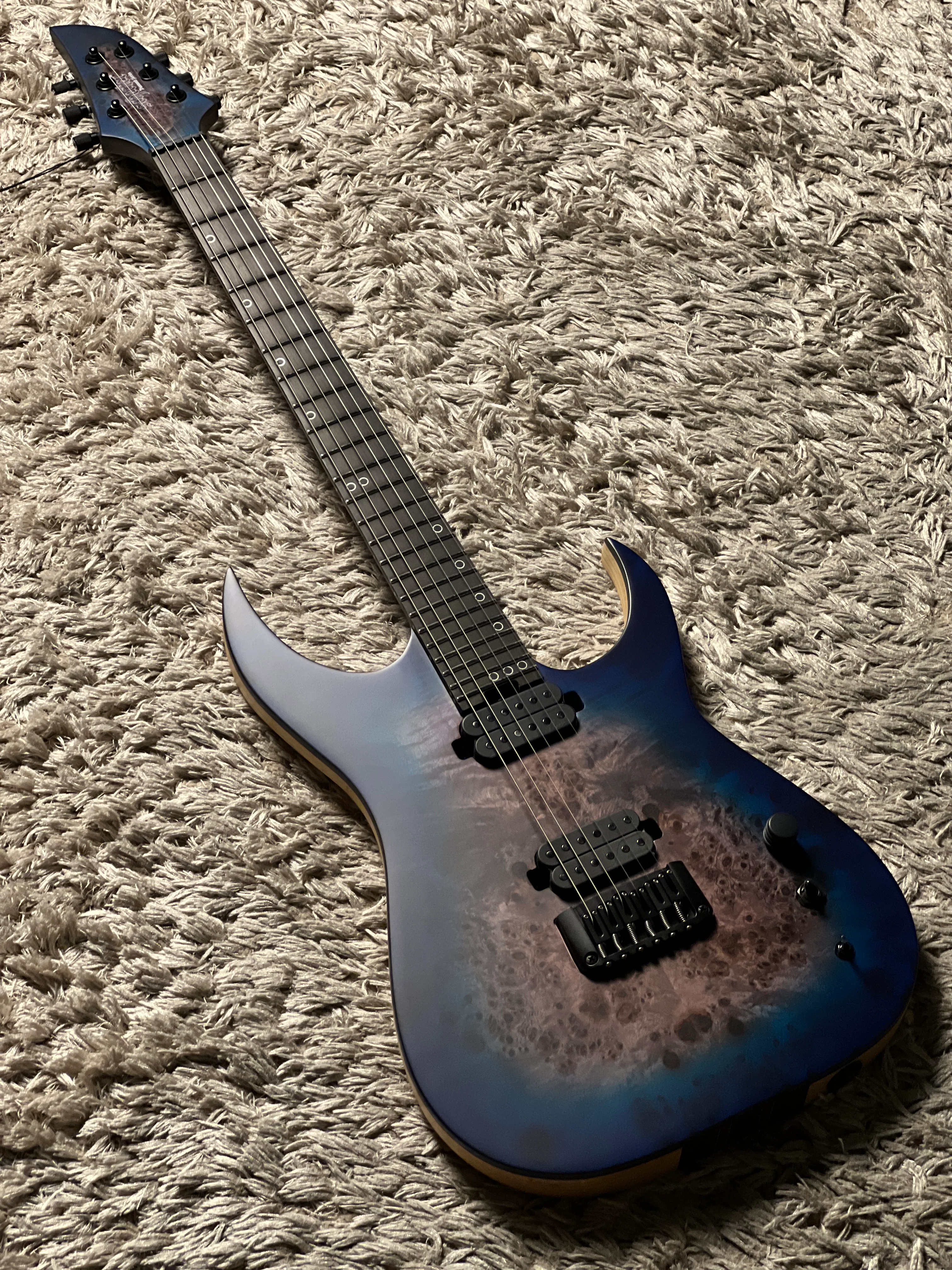 Schecter Keith Merrow KM-6 MK-III Artist in Blue Crimson - Image 2