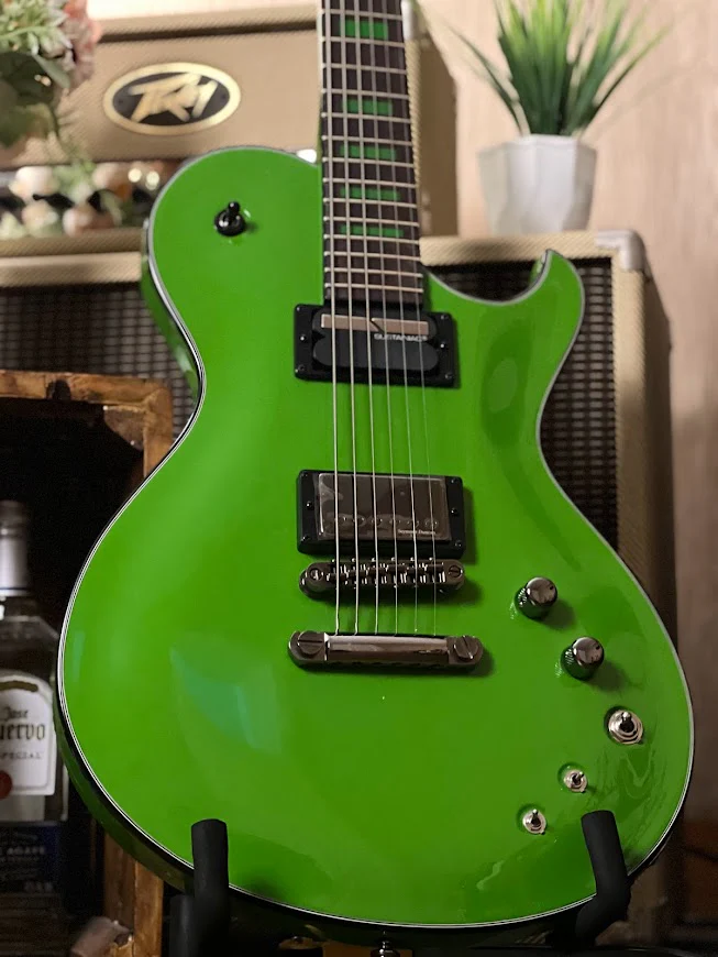 Schecter Kenny Hickey Solo 6 EX S STGN in Steele Green - Image 3