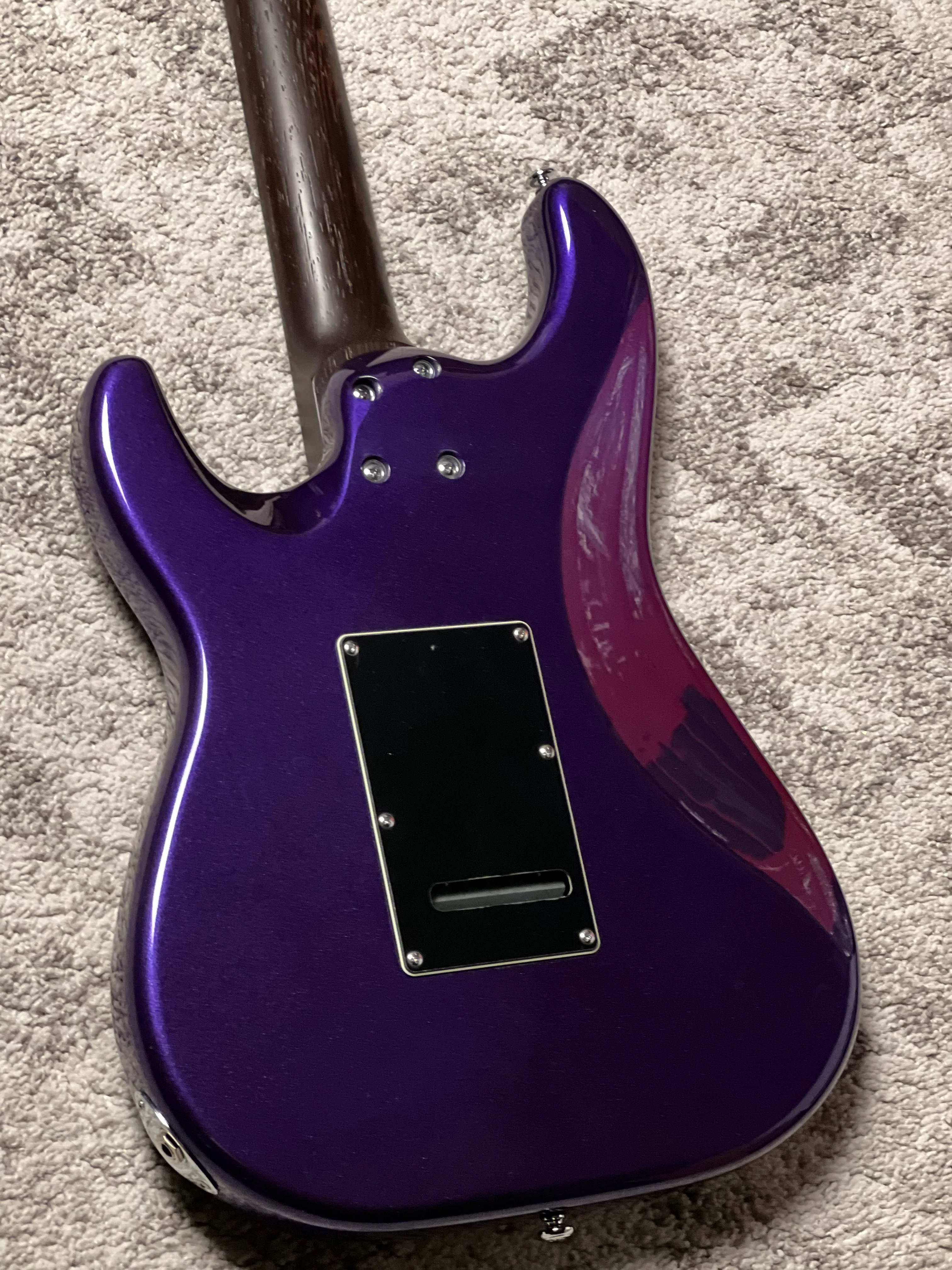 Schecter MV-6 with Ebony Fingerboard in Metallic Purple IM25051602 - Image 6