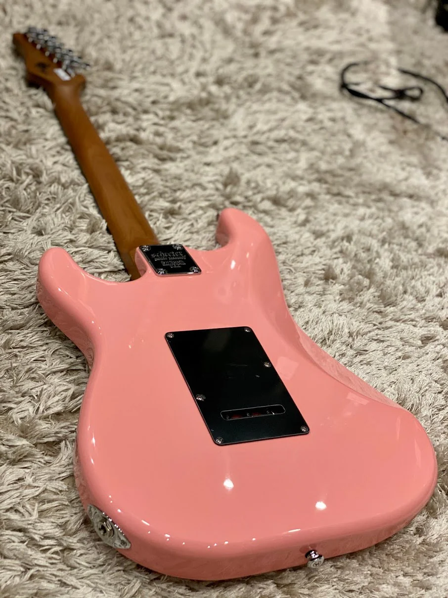 Schecter Nick Johnston Traditional - Atomic Coral - Image 3