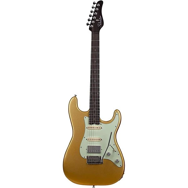 Schecter Nick Johnston Traditional HSS 10th Anniversary in Atomic Saffron IM25030861 - Image 10