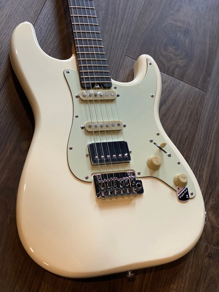 Schecter Nick Johnston Traditional HSS in Atomic Snow - Image 6