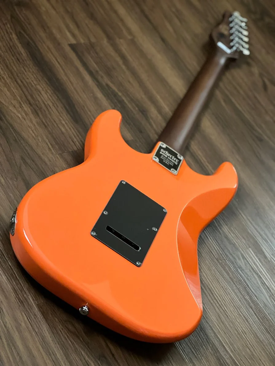 Schecter Nick Johnston Traditional SSS in Atomic Orange - Image 5