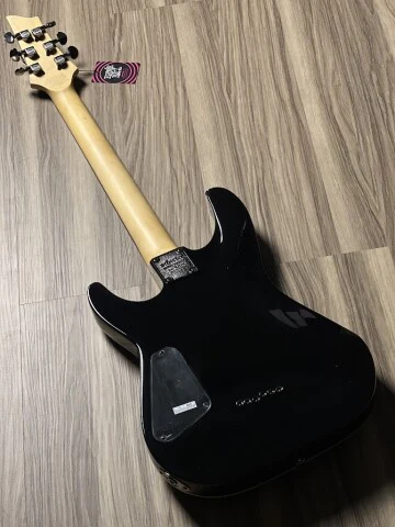 Schecter Omen 6 BLK in Gloss Black - Image 4