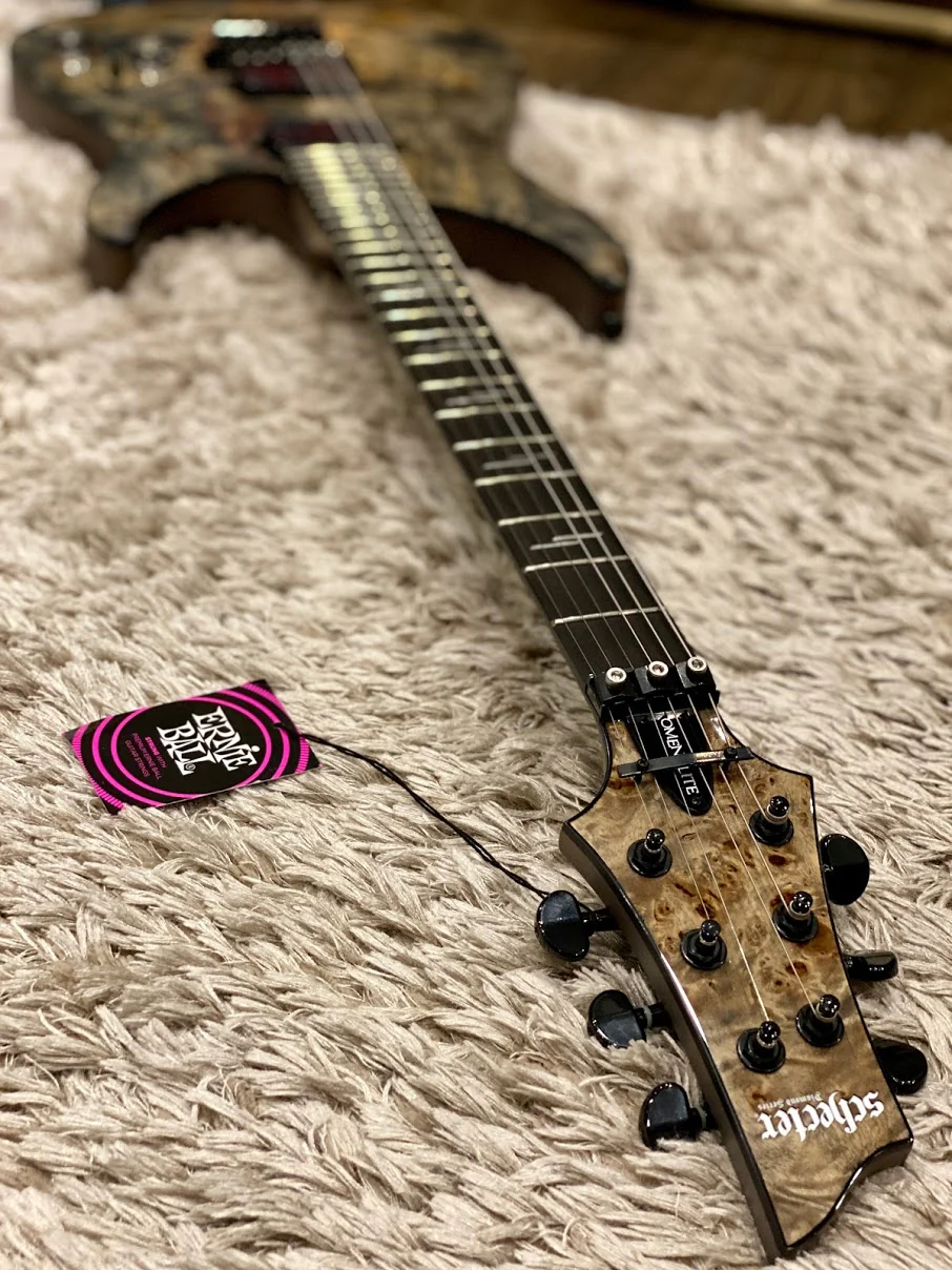 Schecter Omen Elite-6 FR in Charcoal - Image 3