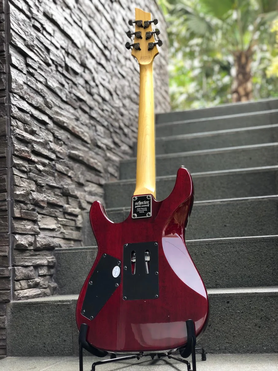 Schecter Omen Extreme-6 FR in Black Cherry - Image 5