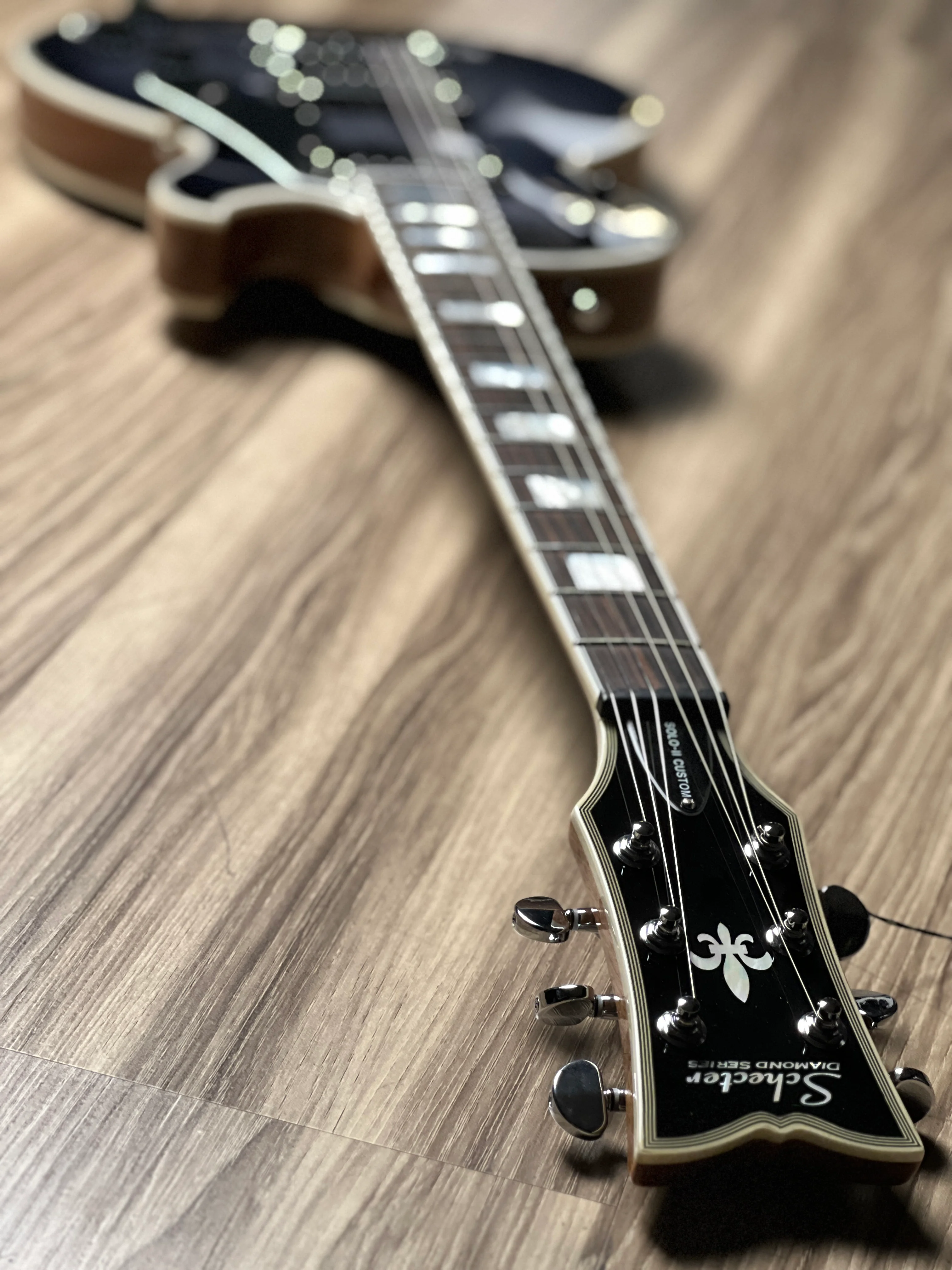 Schecter Solo-II Custom in Trans Black Burst - Image 5