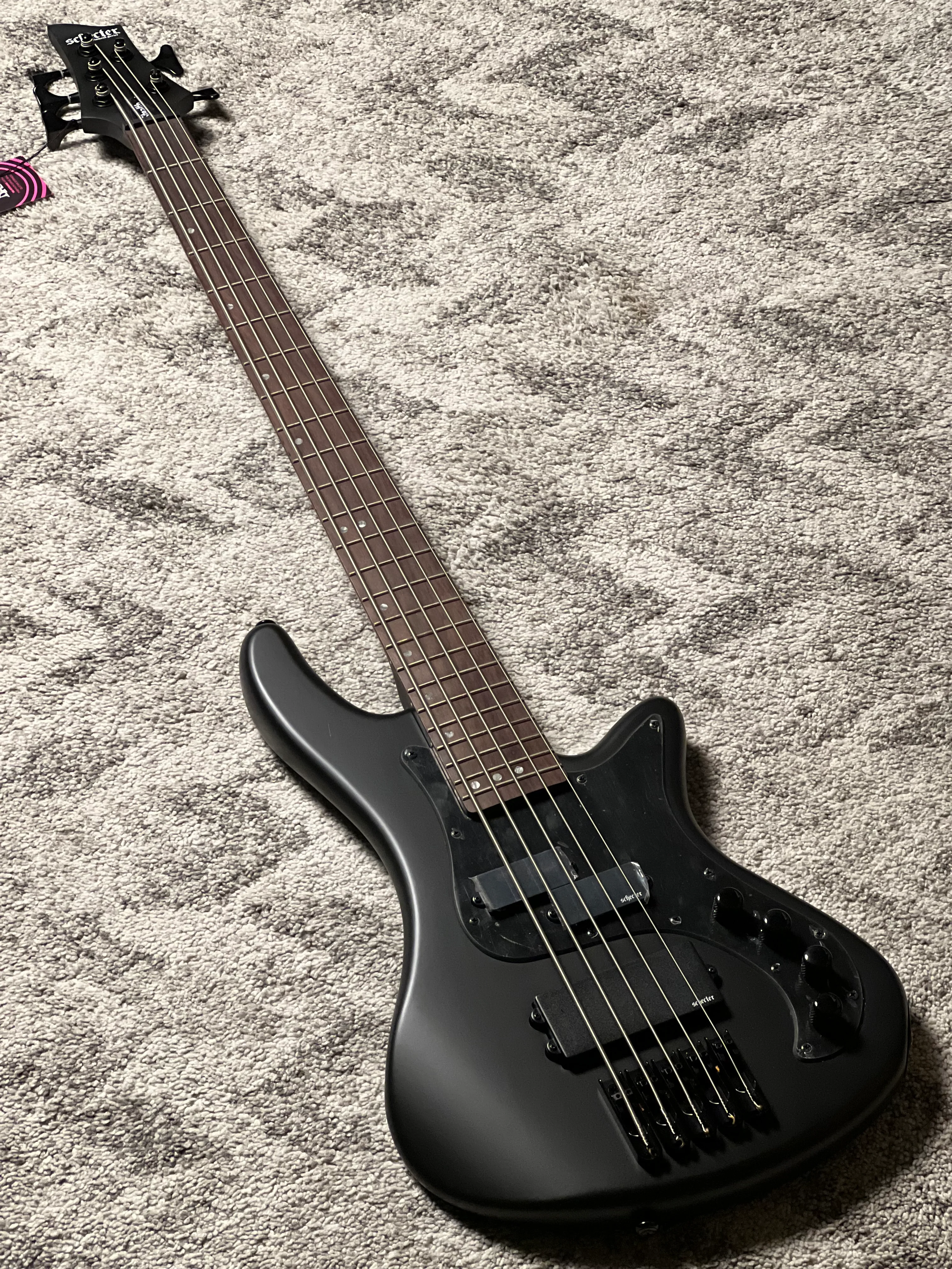 Schecter Stiletto Stealth-5 in Satin Black - Image 2