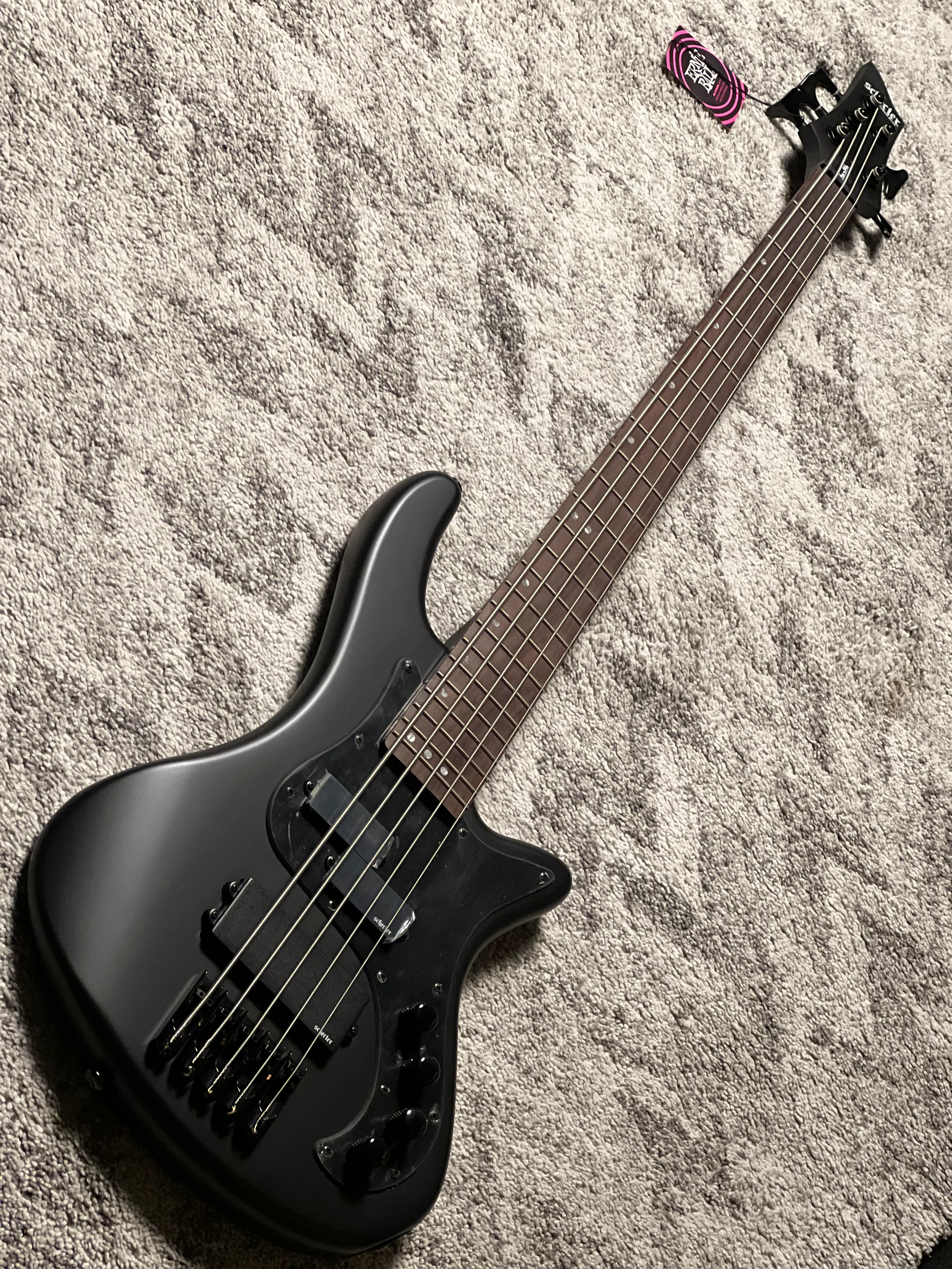Schecter Stiletto Stealth-5 in Satin Black - Image 3