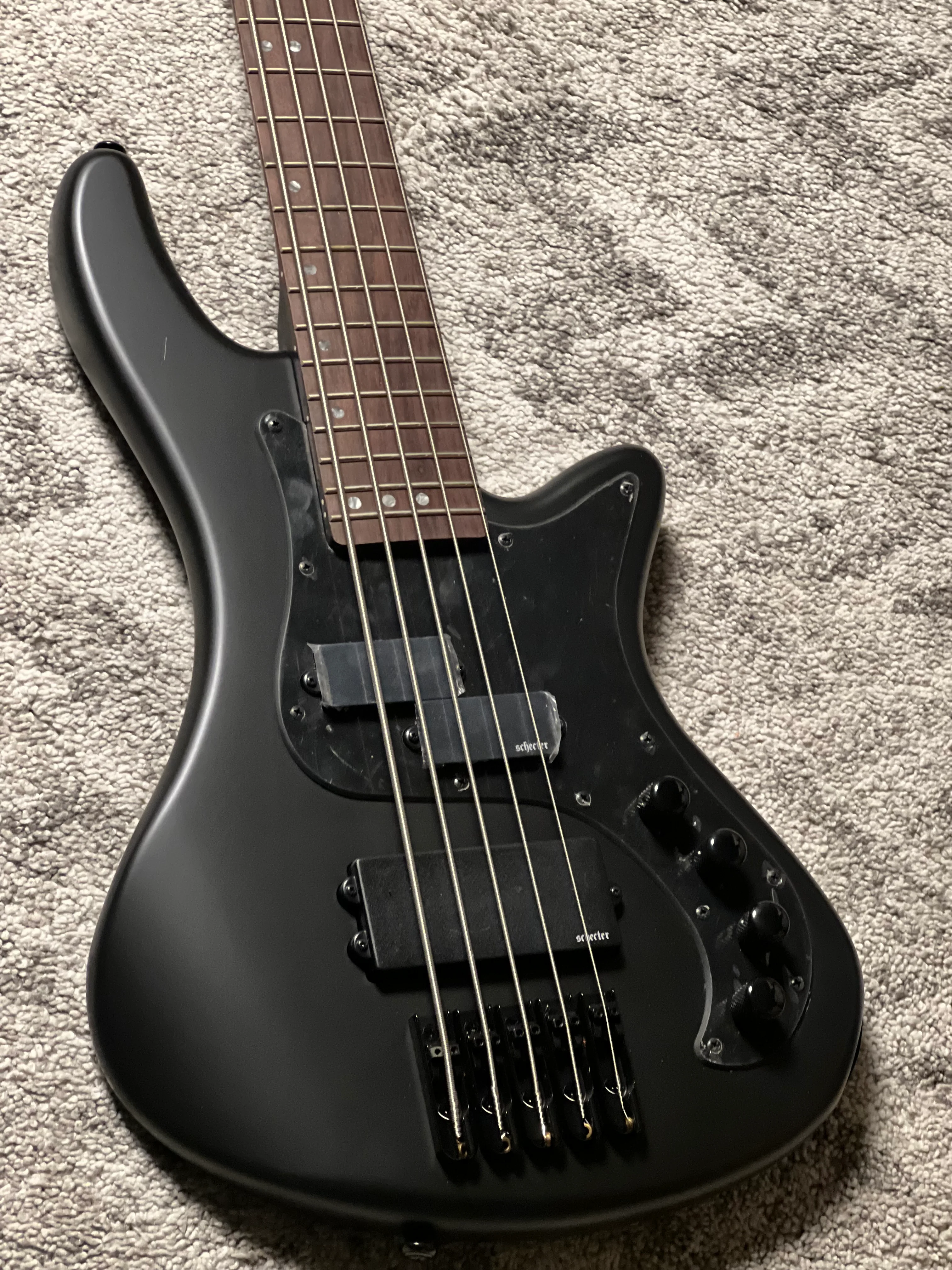Schecter Stiletto Stealth-5 in Satin Black - Image 4