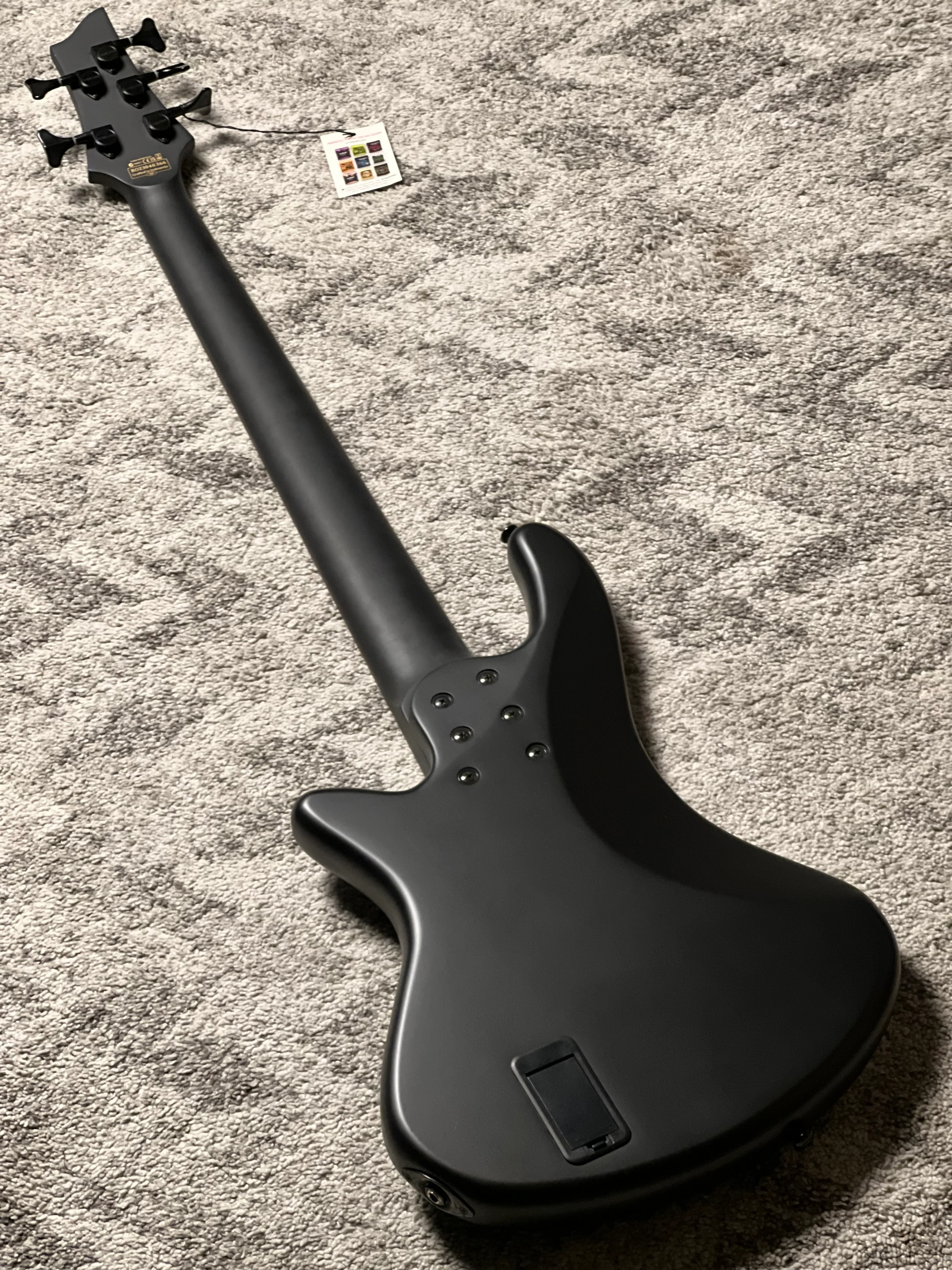 Schecter Stiletto Stealth-5 in Satin Black - Image 5