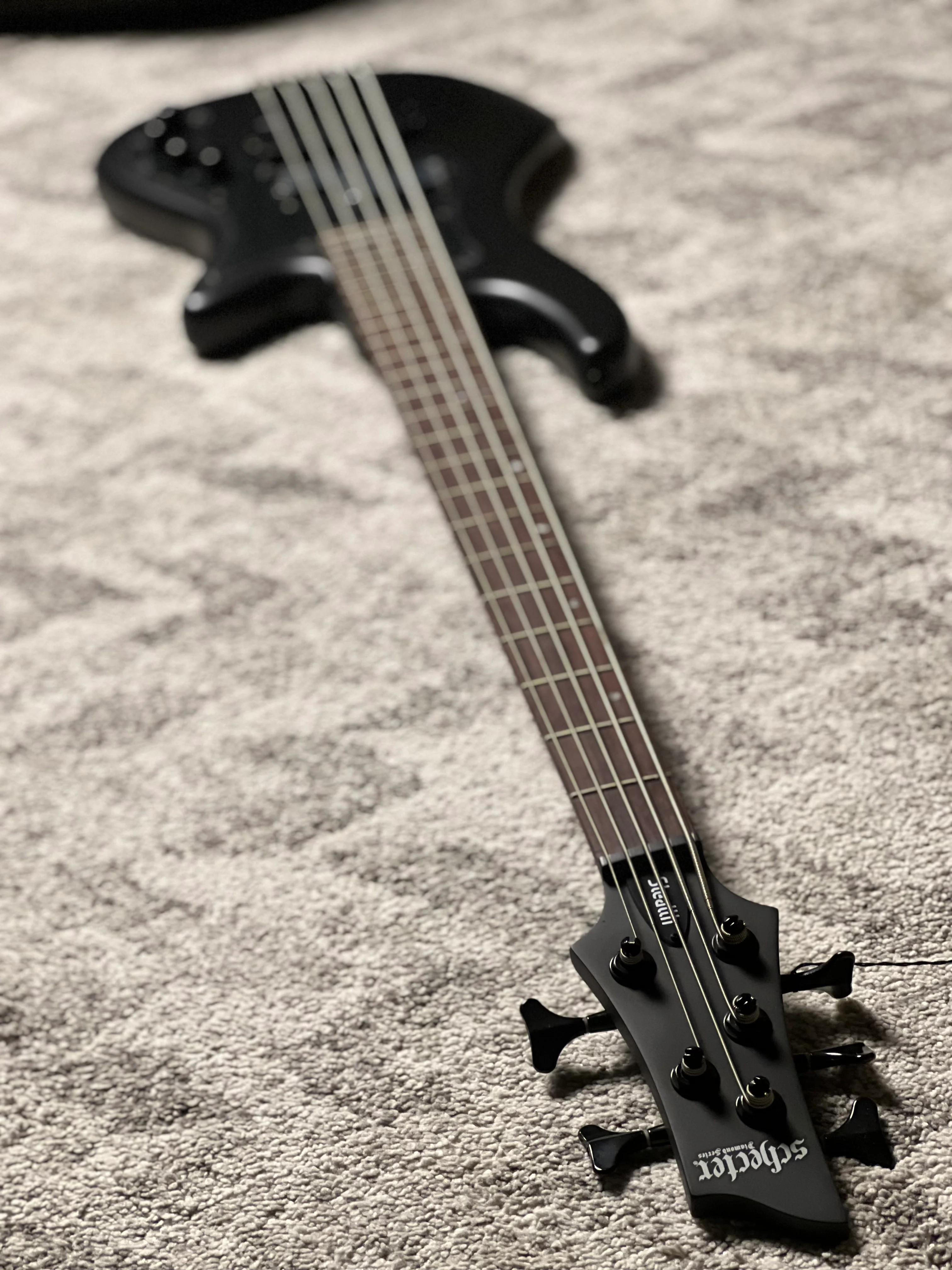 Schecter Stiletto Stealth-5 in Satin Black - Image 7