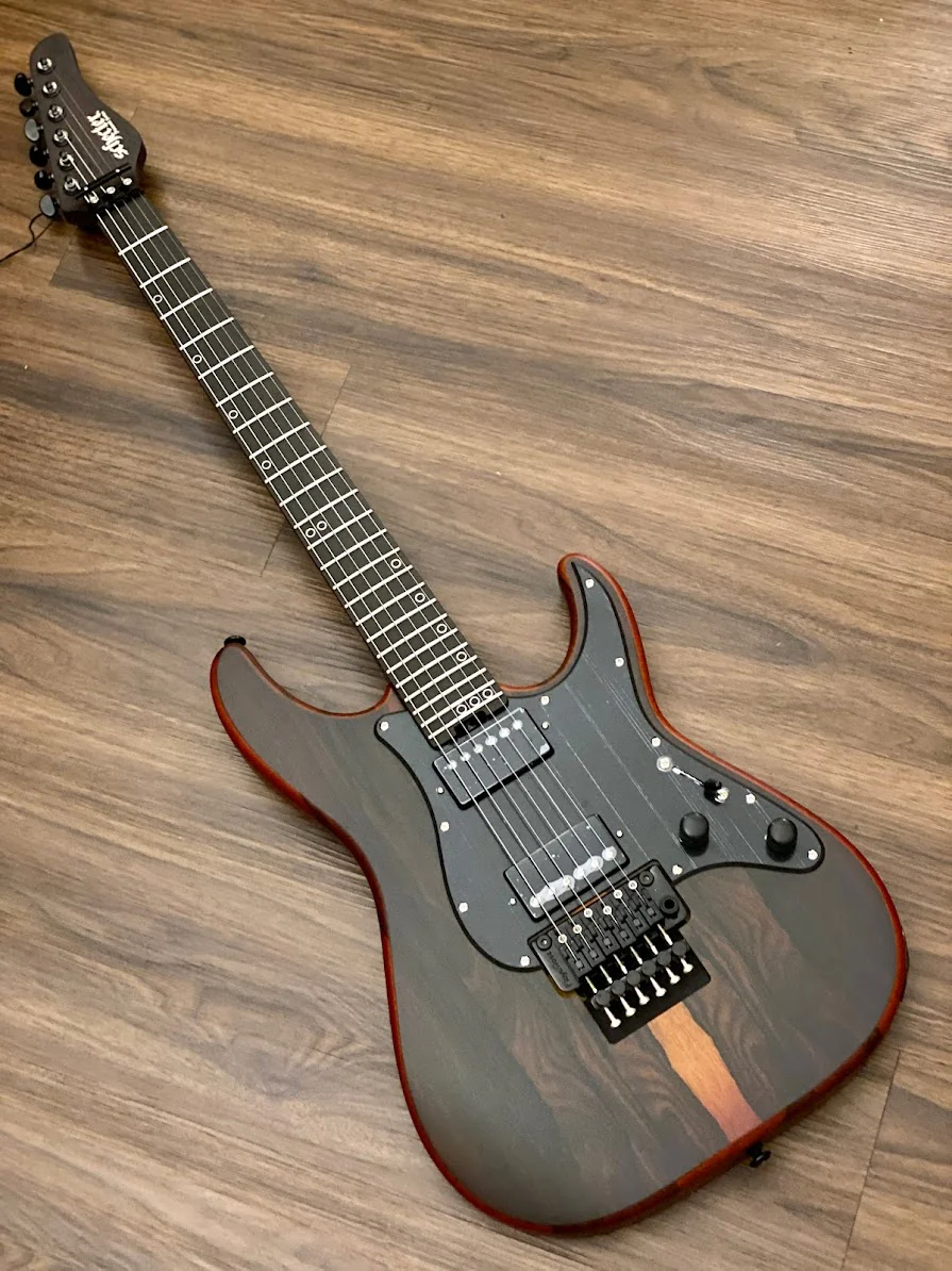 Schecter Sun Valley Super Shredder Exotic FR - Natural Ziricote - Image 4
