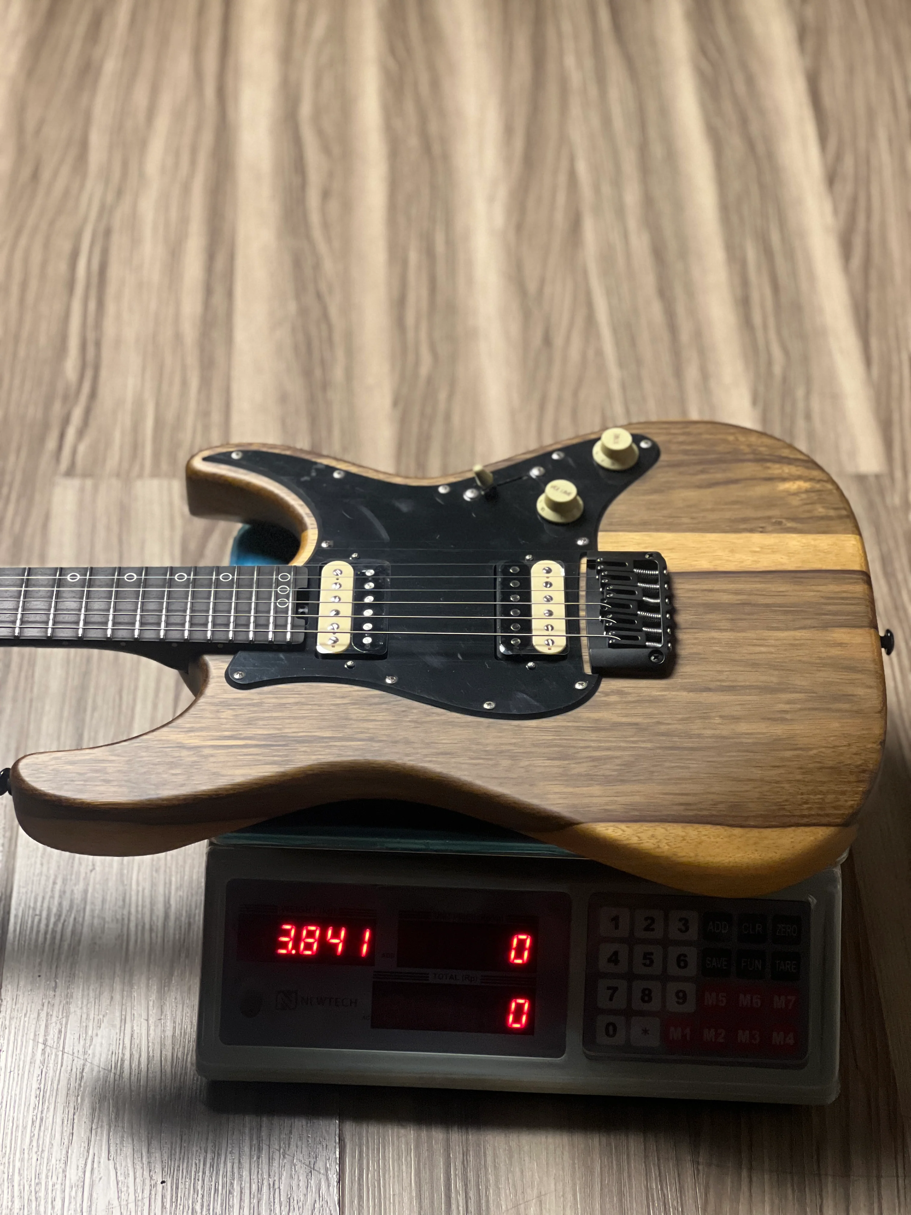 Schecter Sun Valley Super Shredder Exotic HT Black Limba in Natural Satin W23090802 - Image 9